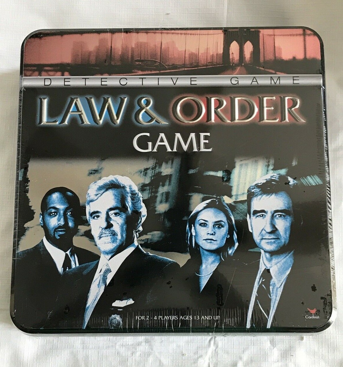 Law & Order Detective Game In Tin 2-4 Players Ages 13+ NEW