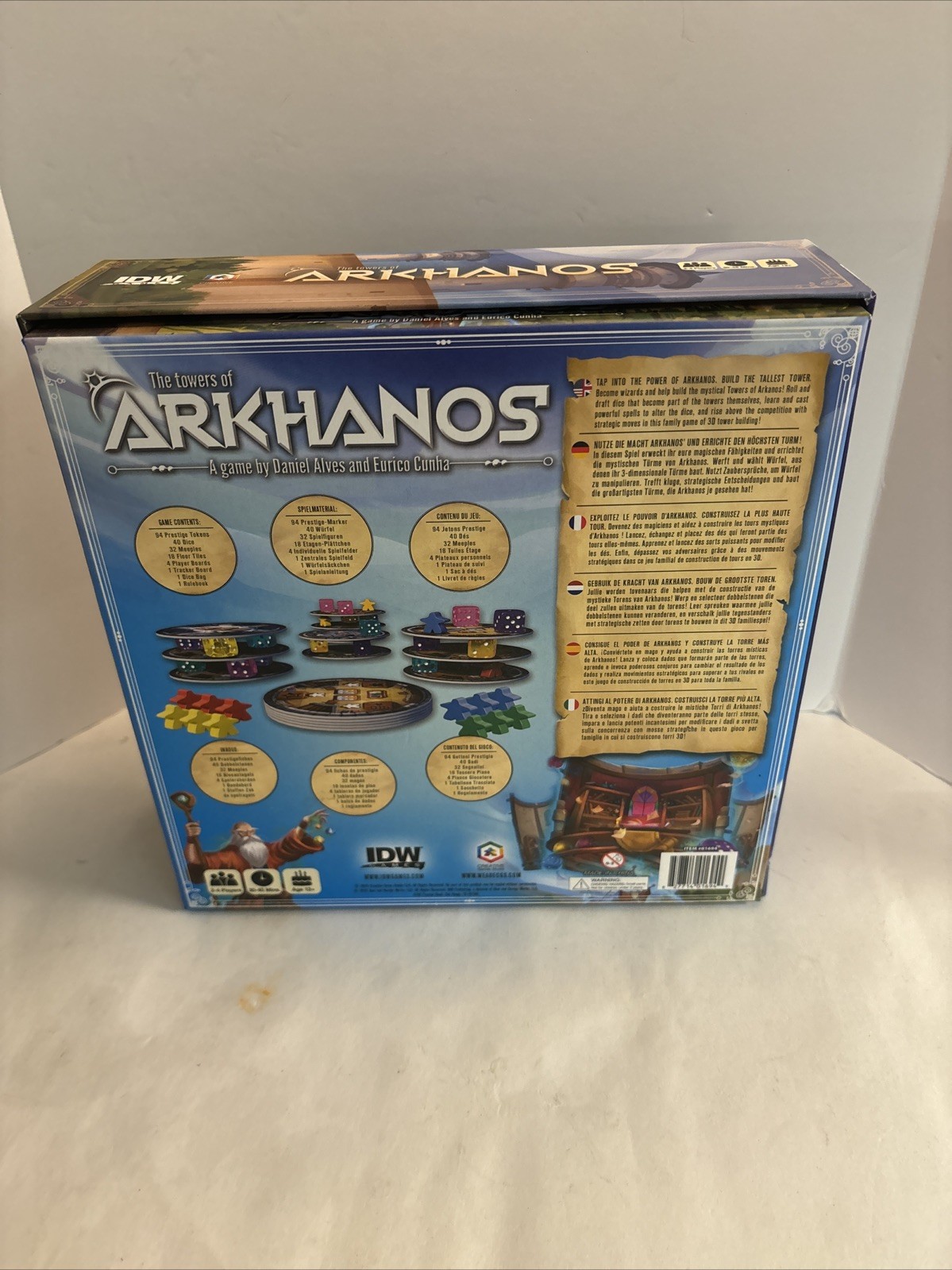 The Towers of Arkhanos Board Game Complete