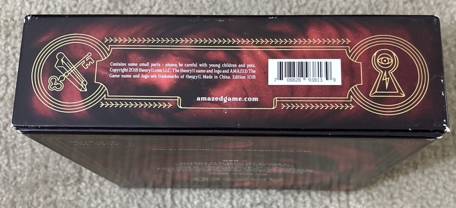 Amazed the Game COMPLETE Theory11 2018 Neil Patrick Harris Puzzles Challenges