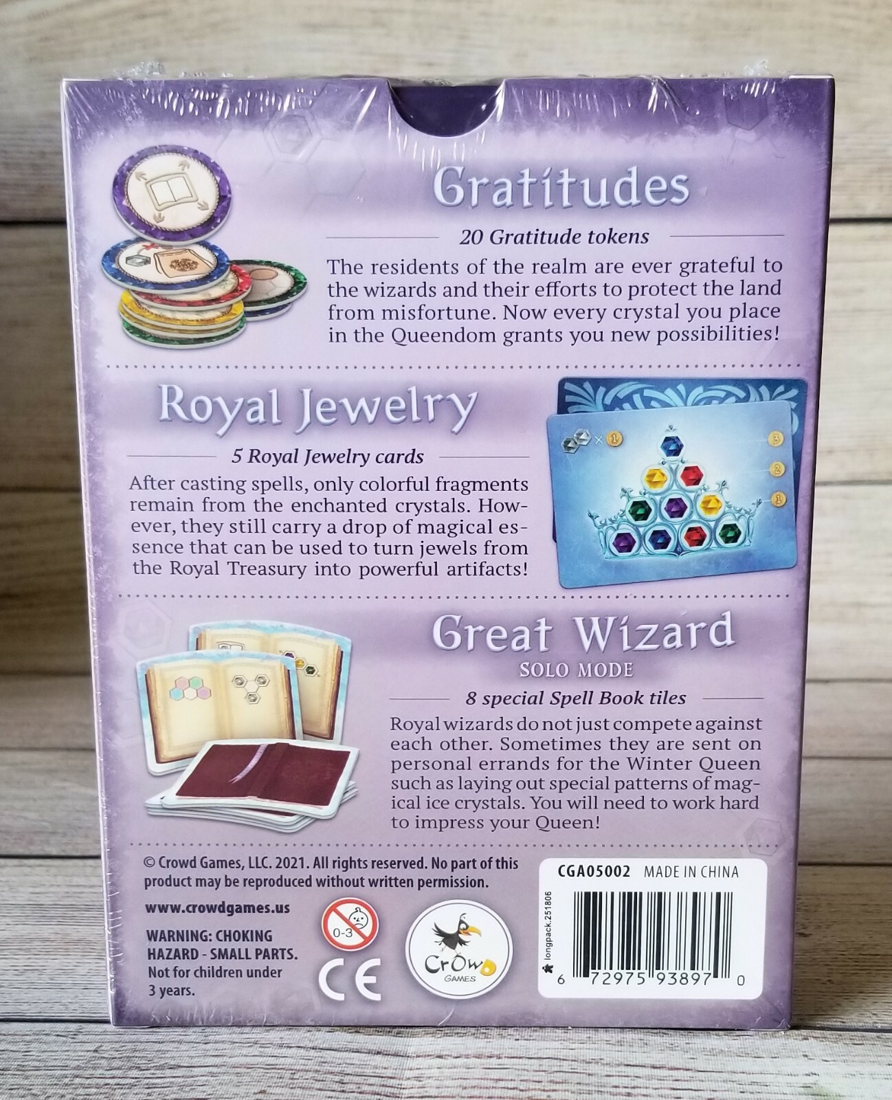 Winter Queen Kickstarter Edition with Mini Expansion Crowd Games NEW SEALED