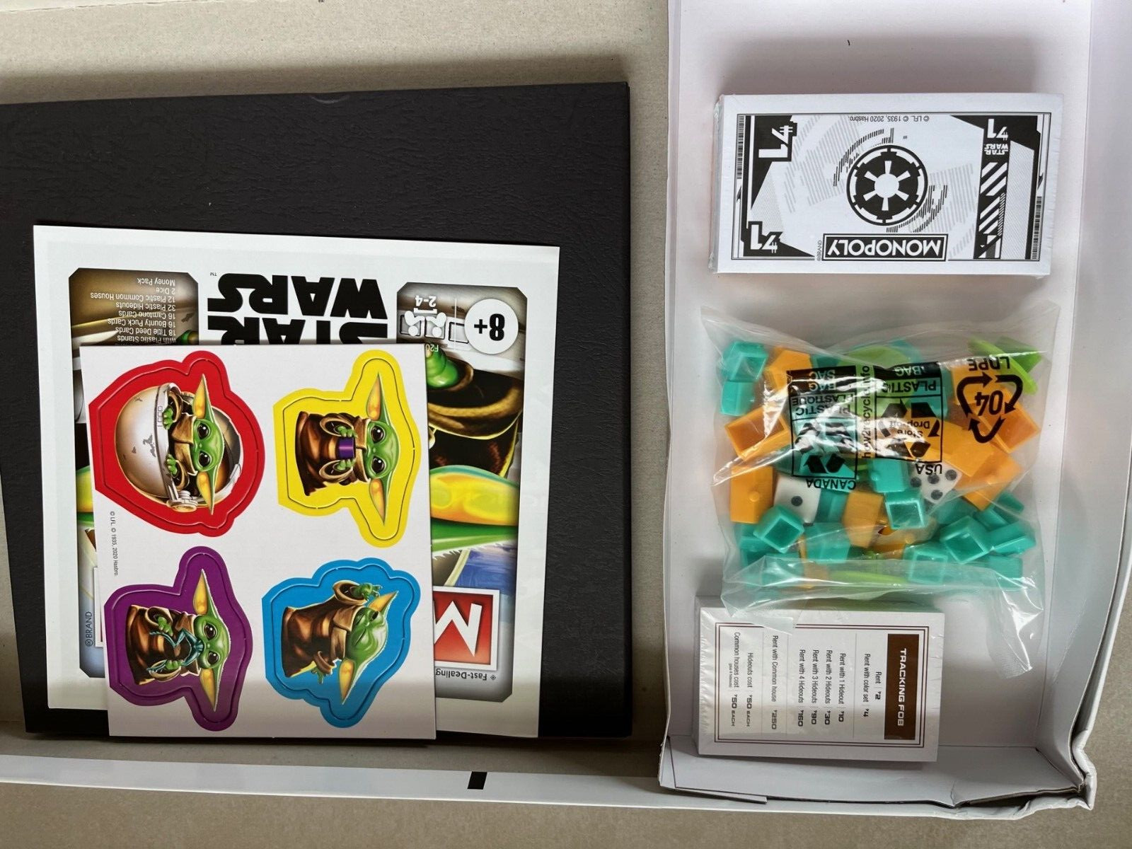 Monopoly Star Wars The Mandalorian Baby Yoda Grogu The Child 2020 Nice Pics!