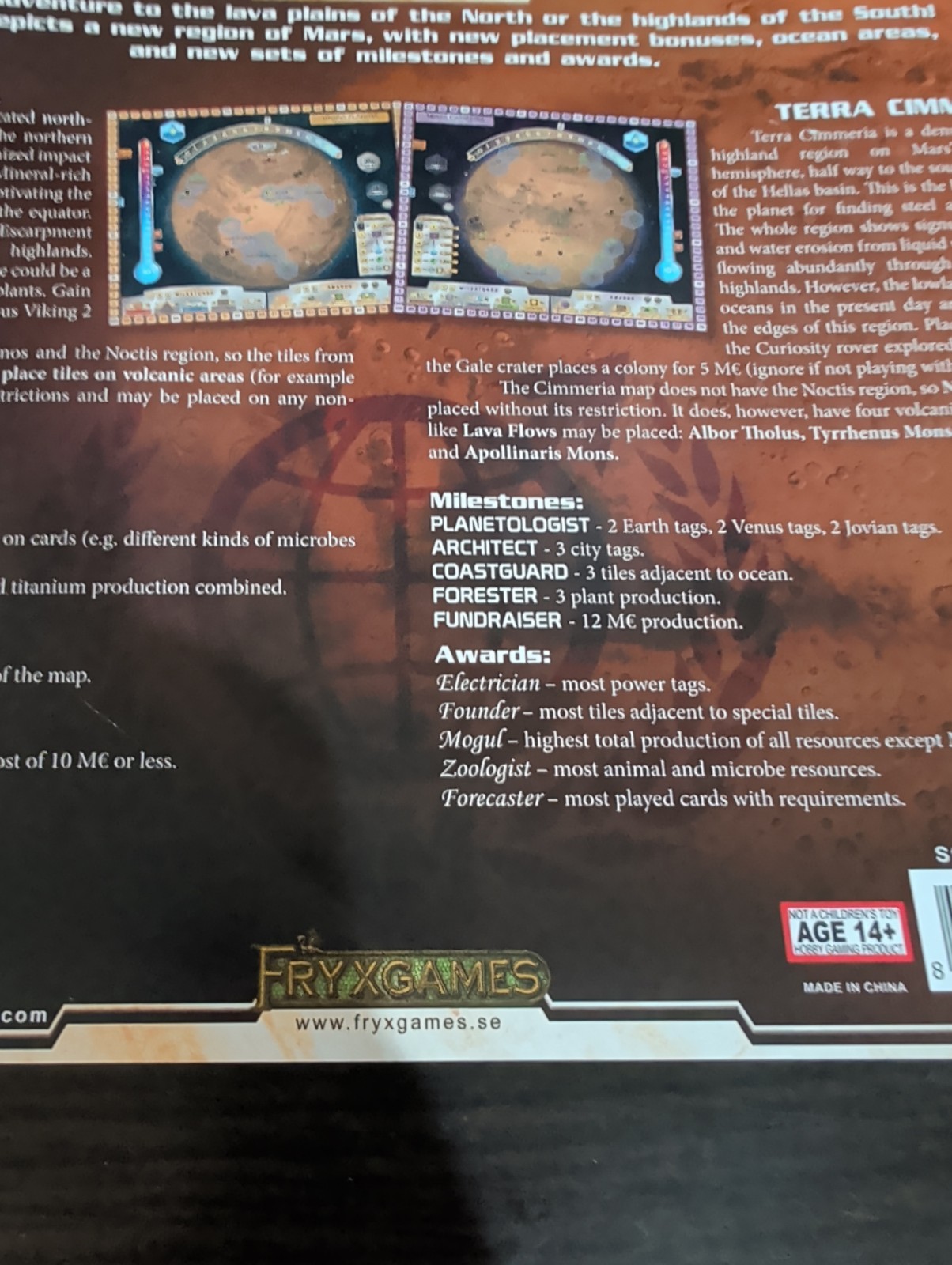 Terraforming Mars: Utopia / Cimmeria