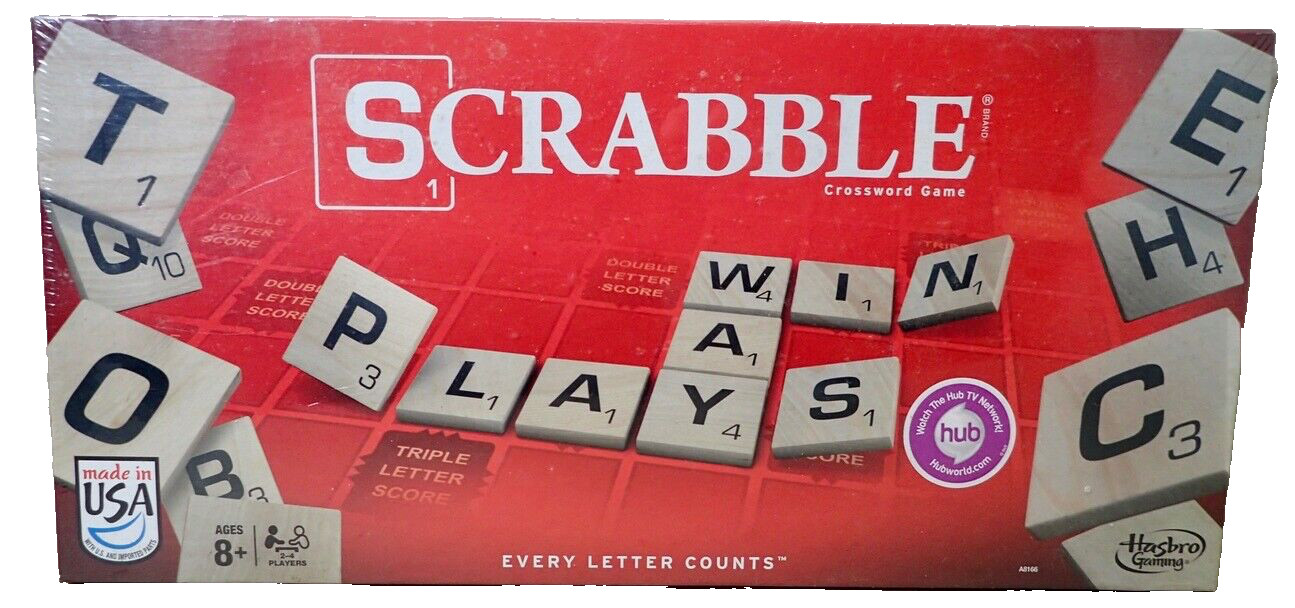 Vintage Hasbro Scrabble Game USA Sealed