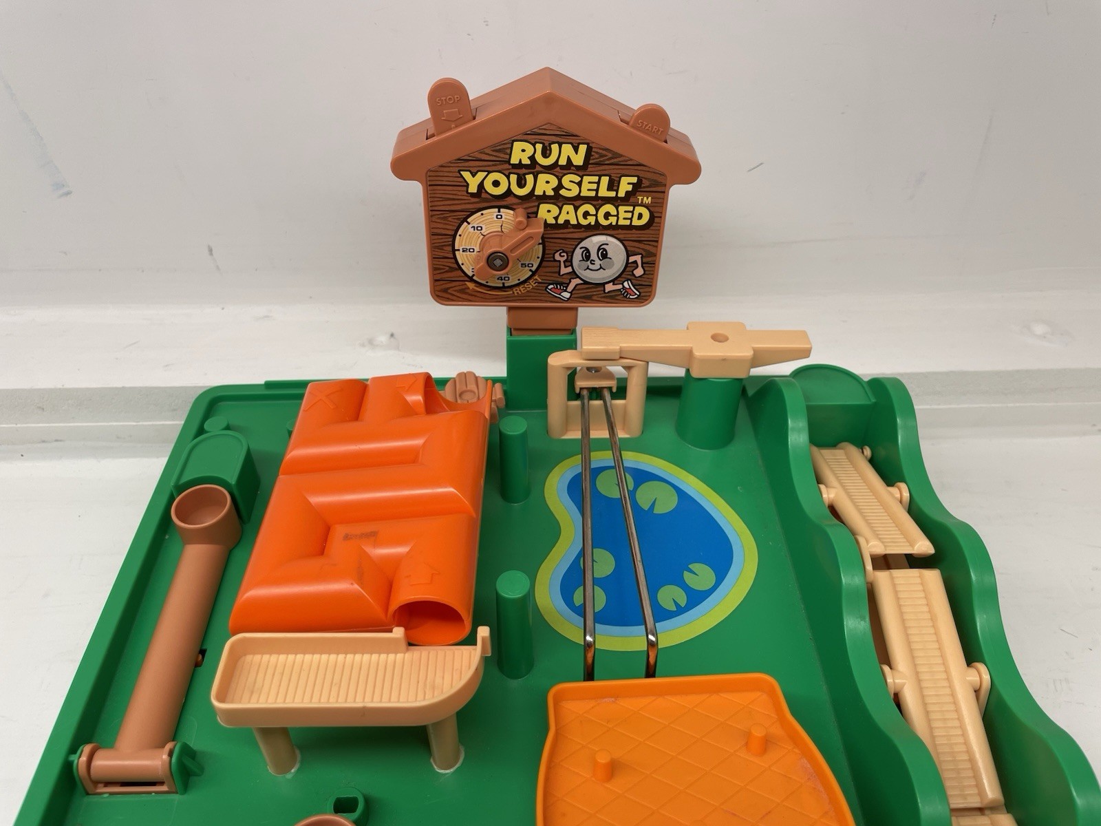 Vintage 1979 Run Yourself Ragged TOMY Maze Game Rugged Obstacle Course
