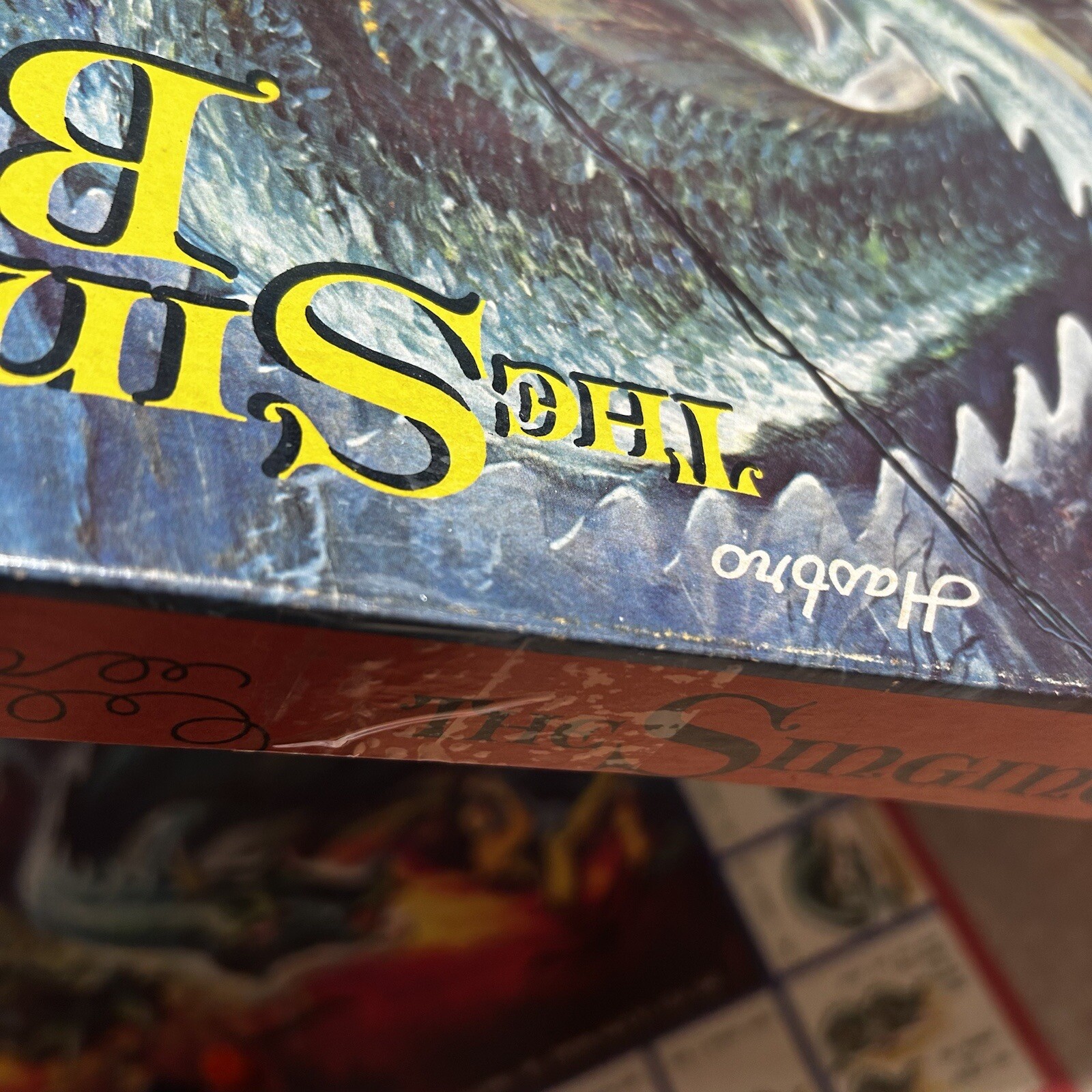 Hasbro The Singing Bone Dragon Board Game Hassenfeld Fantasy Vintage 1962 RARE
