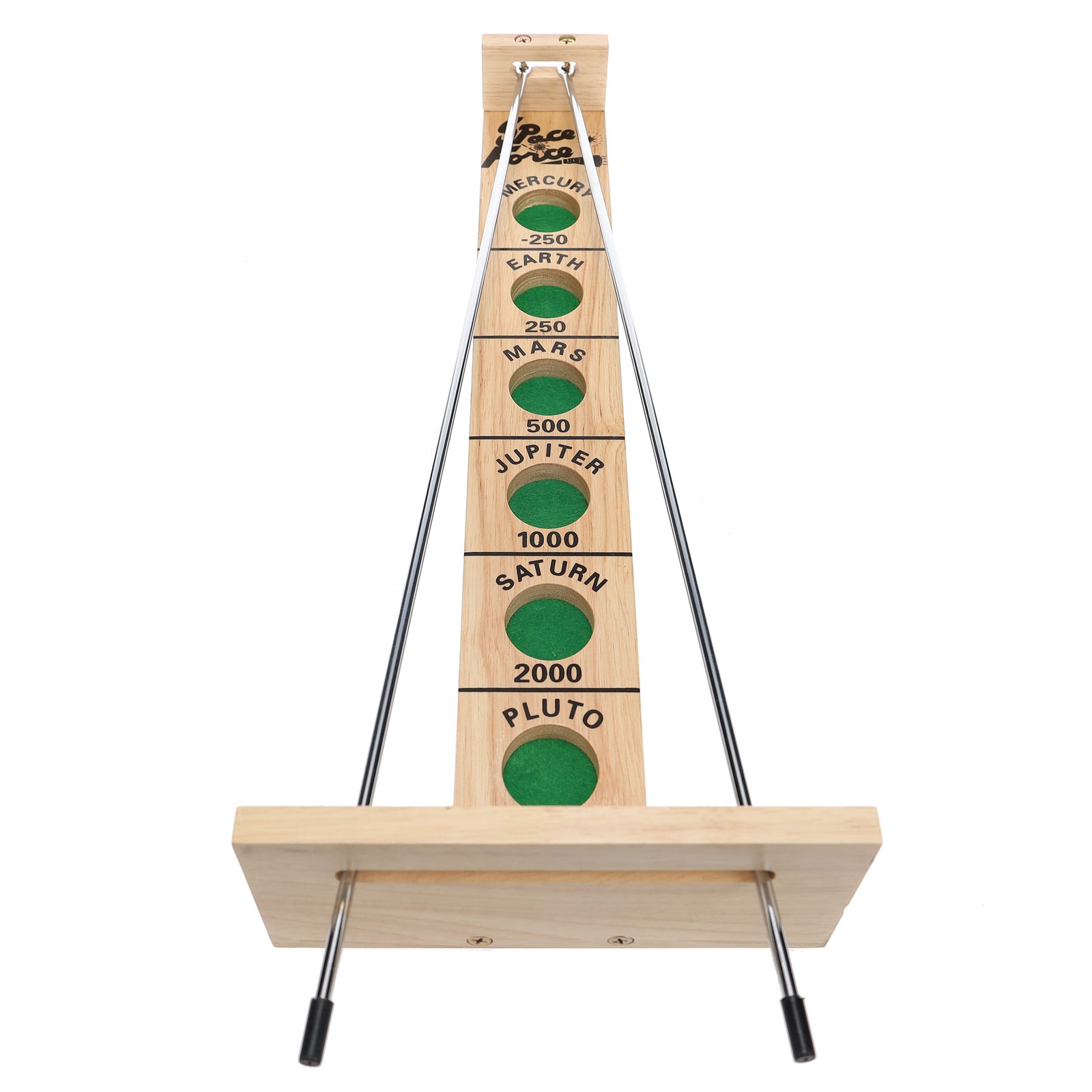 WE Games Shoot The Moon, 1940’s Nostalgia Game, Solid Natural Wood, 18 inches
