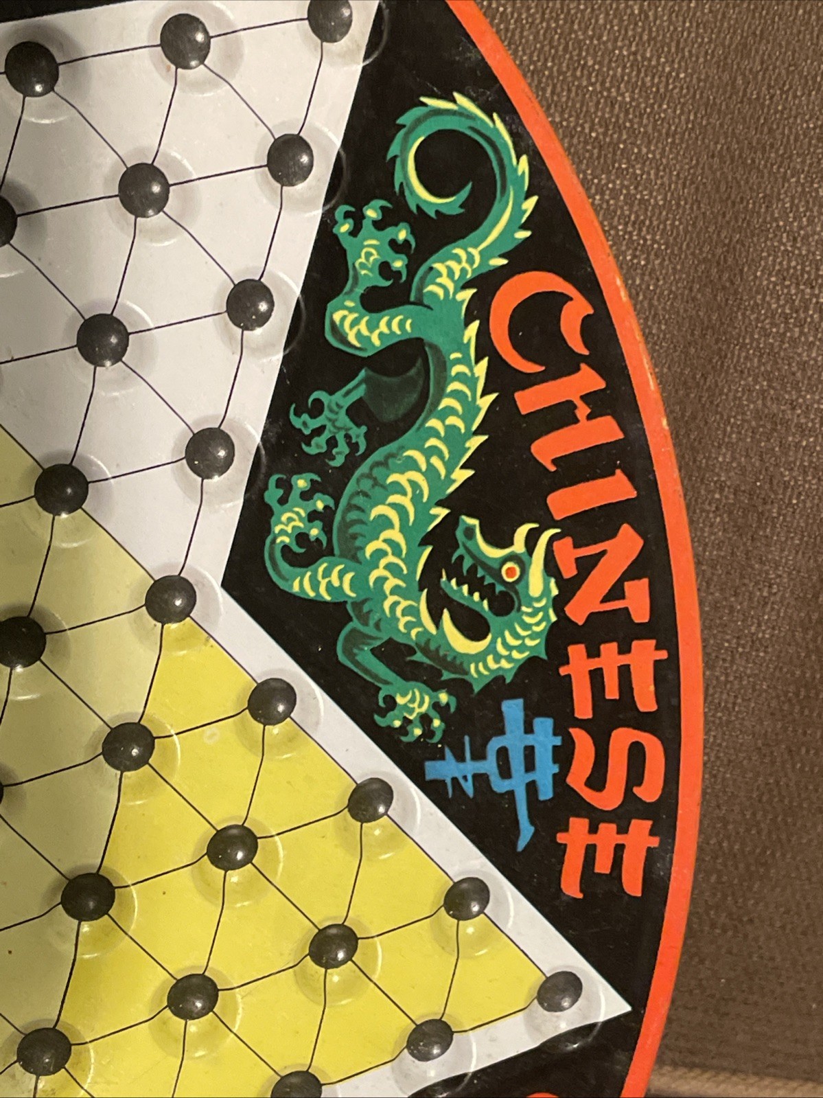 Vintage Chinese Checkers Game Pixie All Metal Game Board by Steven Mfg Co RARE!