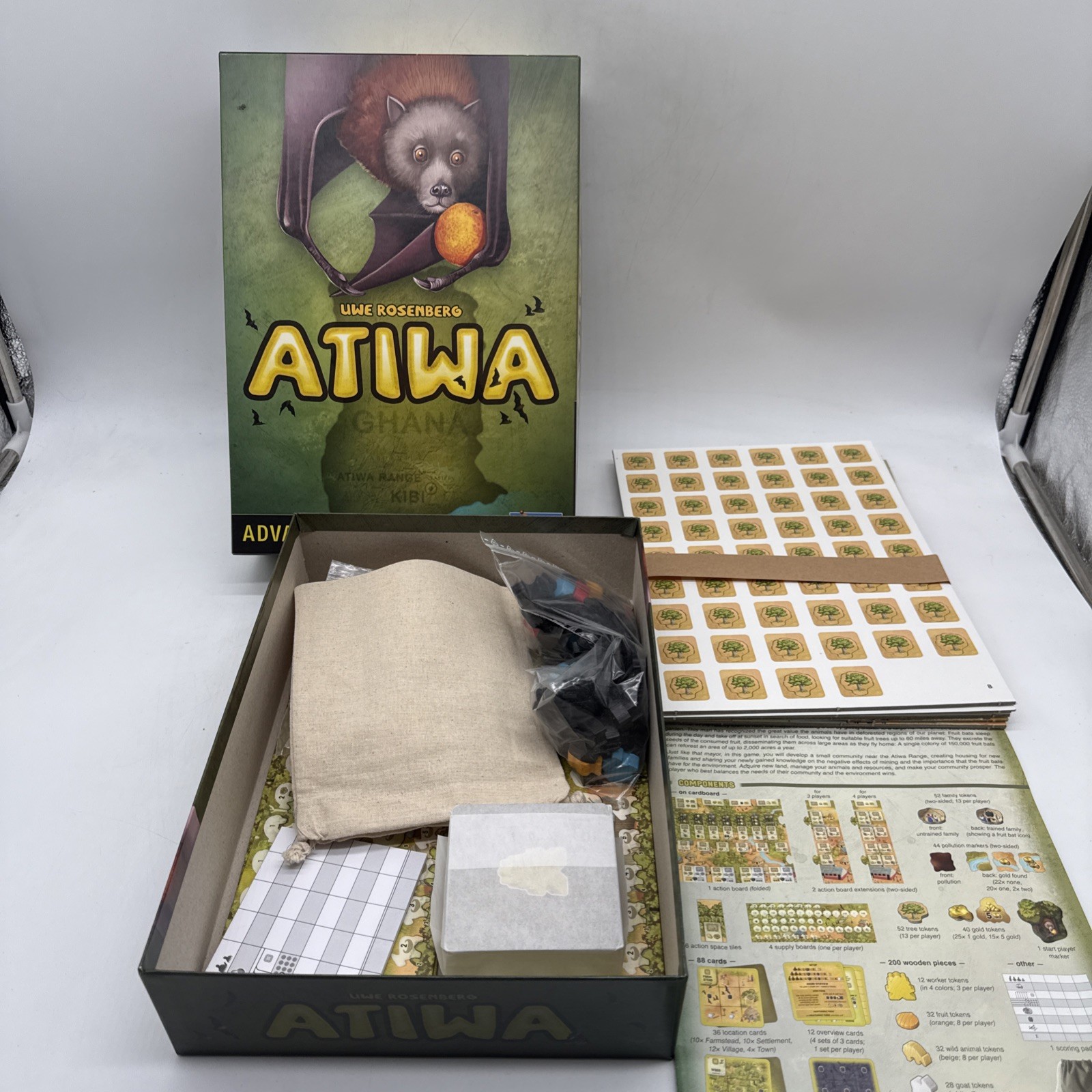 UWE ROSENBERG – ATIWA – ADVANCED LEVEL Board Game Lookout Games