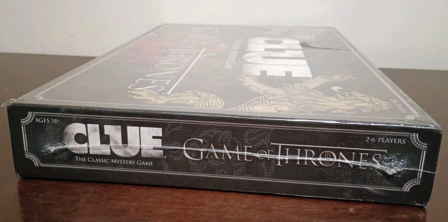 Clue Mystery Game: Game of Thrones Edition (2016) USAopoly 2 Settings Brand New
