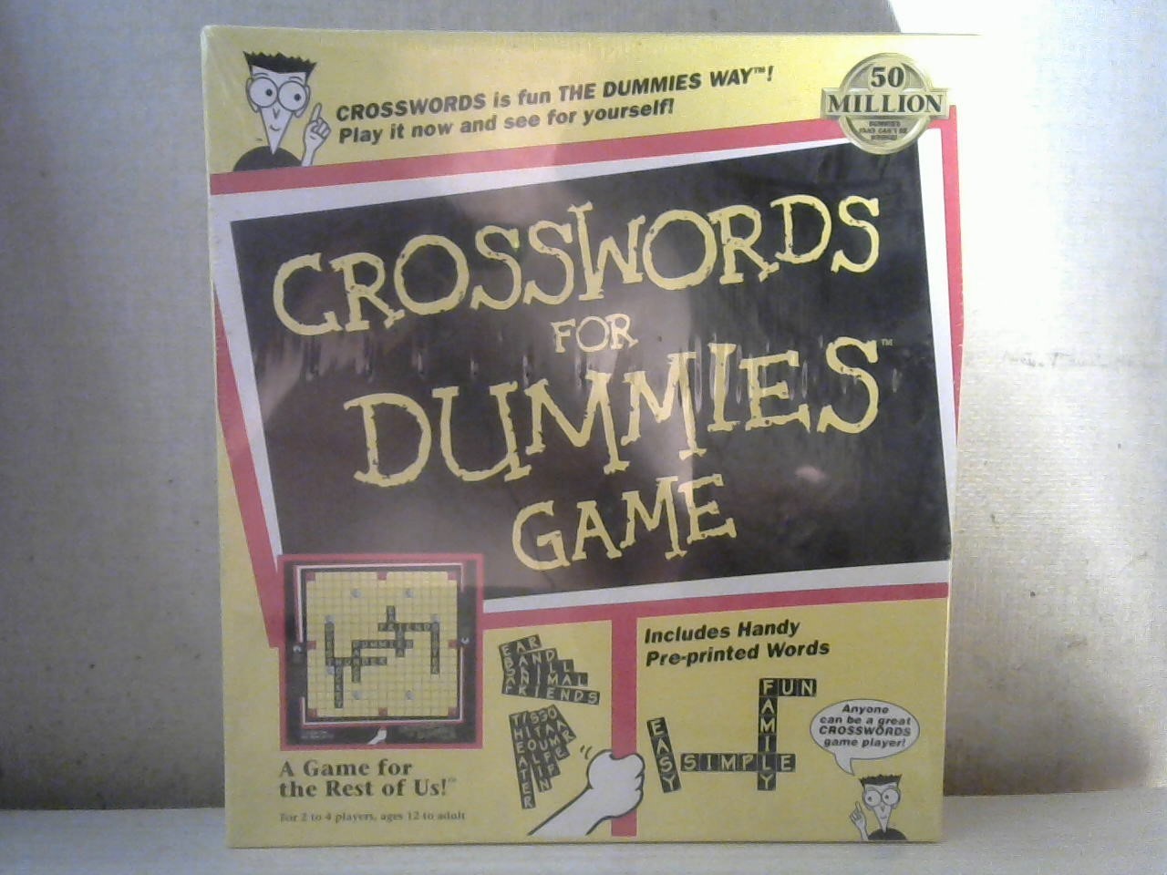 CROSSWORDS for Dummies Game Vintage 1998 NEW Sealed