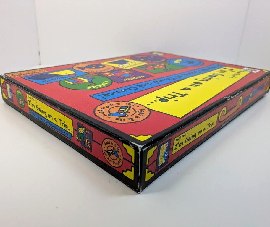 Todd Parr I’m Going on a Trip Board Game Worldly Travel 2000 Complete RARE