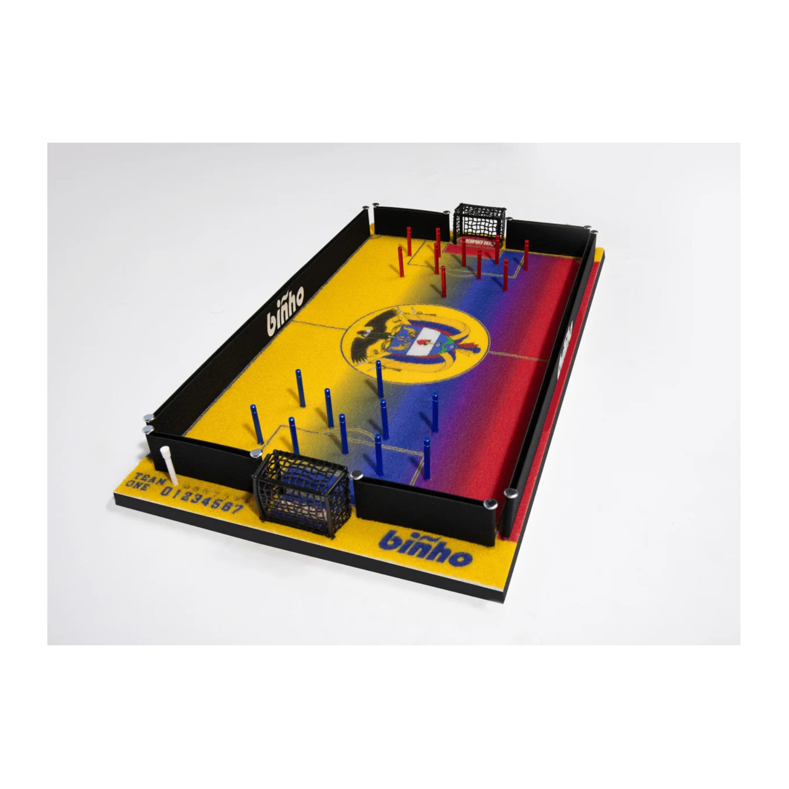 Binho Board: Colombia Edition 2 Player Tabletop Pinball Soccer Game