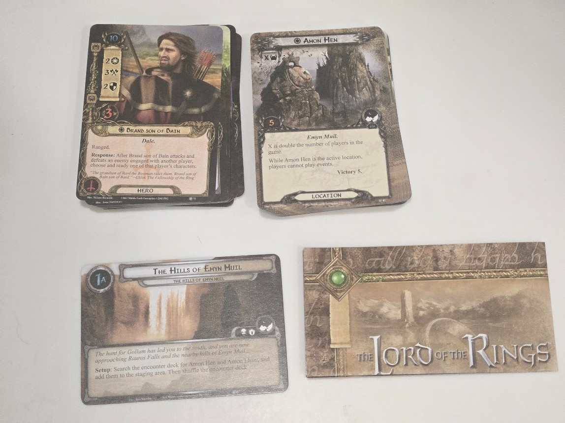 The Lord of the Rings Card Game The Hills of Emyn Muil Adventure Pack (Used)