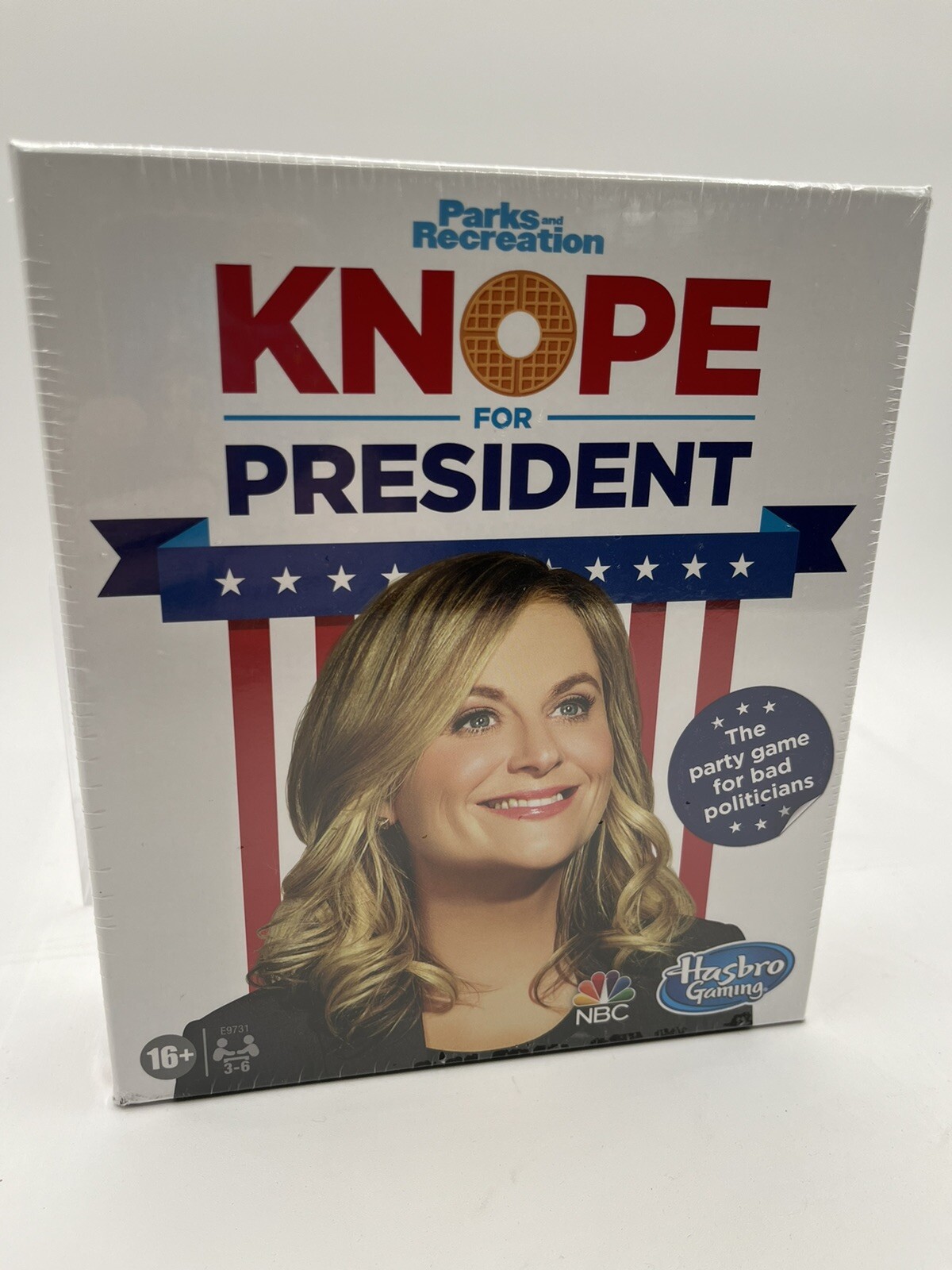 NBC PARKS & RECREATION Knope For President Party Card Game NEW Sealed Hasbro
