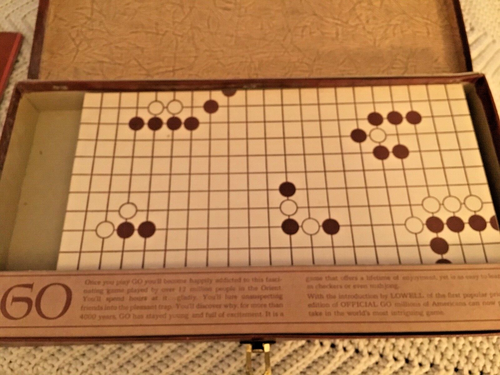 GO GAME~LOWELL TOY MFG CO. ~VINTAGE CLASSIC GAME OF THE FAR EAST~OFFICIAL~USA~