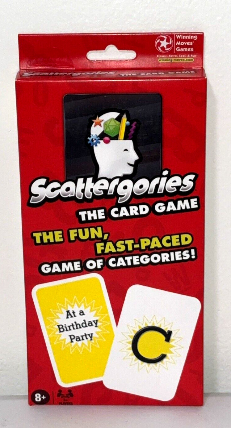 Scattergories The Card Game by Hasbro #1120 – Brand New Sealed