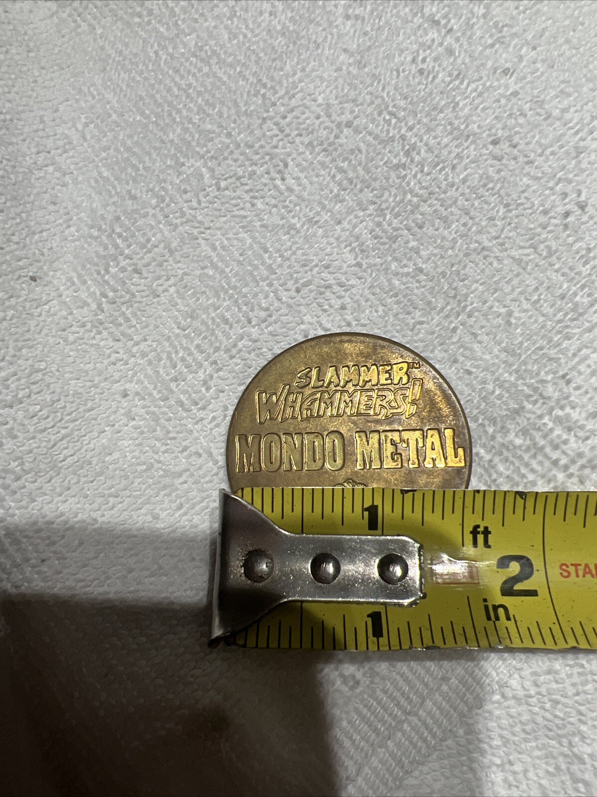Pog Hammer Slammer Special Mondo METAL Brass 1994 Slammer Whammers! Imperial