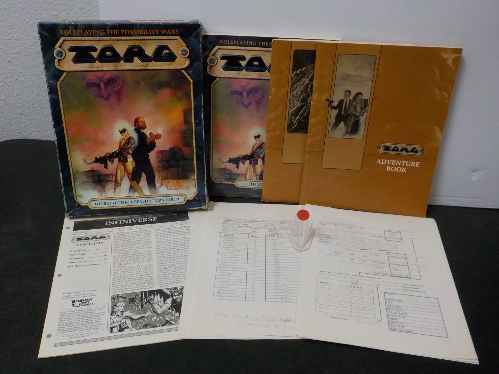 G723 TORG RPG Roleplaying Possibility Wars boxed game set West End Games