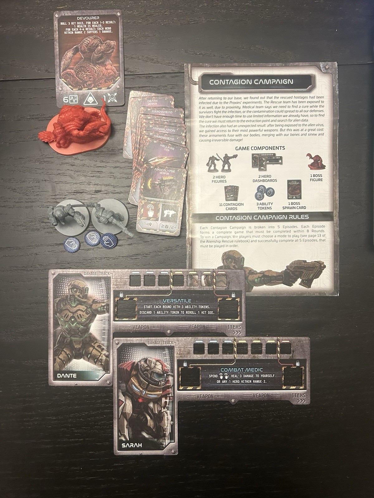 Artipia Project Elite 2E Alienship Rescue Extras (Kickstarter Exclusive) No Box!