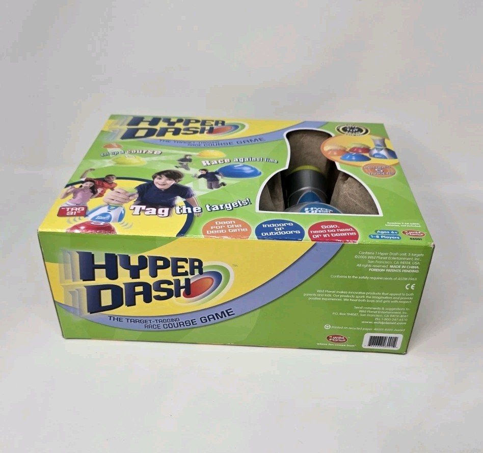 Hyper Dash Game Target Tagging Race Course Game Wild Planet 2006 NEW NOS