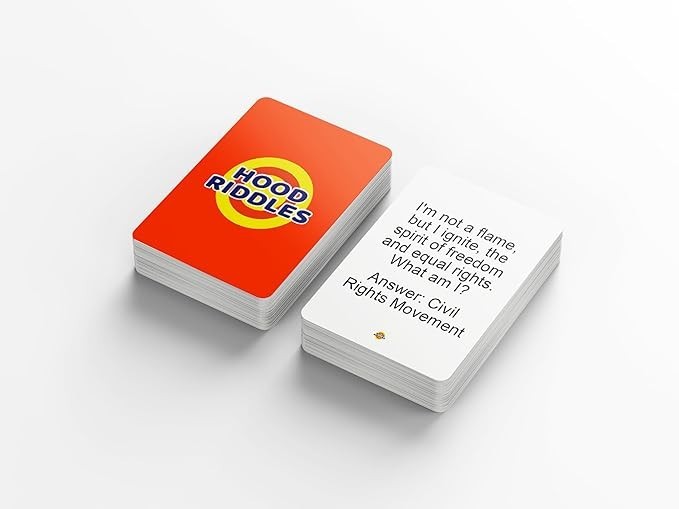 Hood Riddles: The Ultimate Black Culture Trivia Card Game New