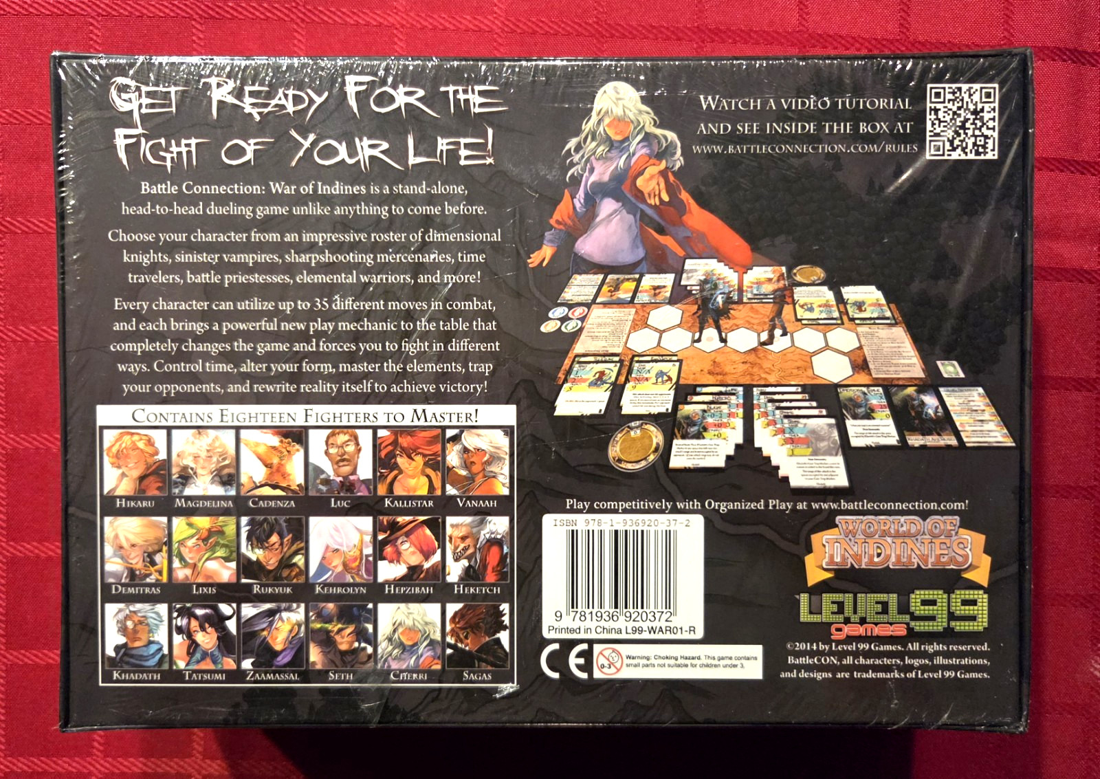 2014 War of Indines Battle Con Dueling Card Game Level 99 Games