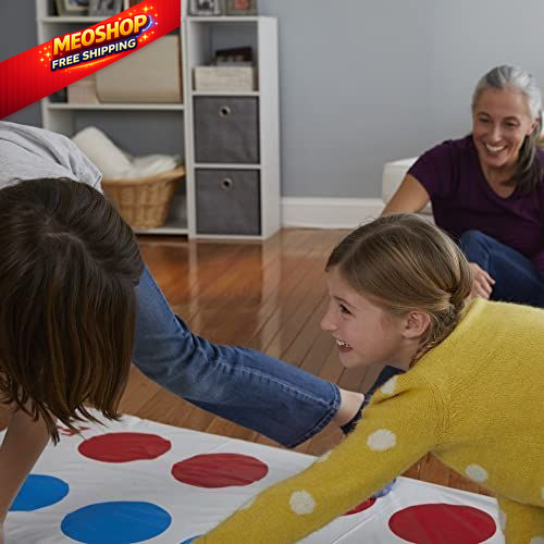 Hasbro Twister Party Classic Board One Size, Red, Yellow, Blue, Green, White
