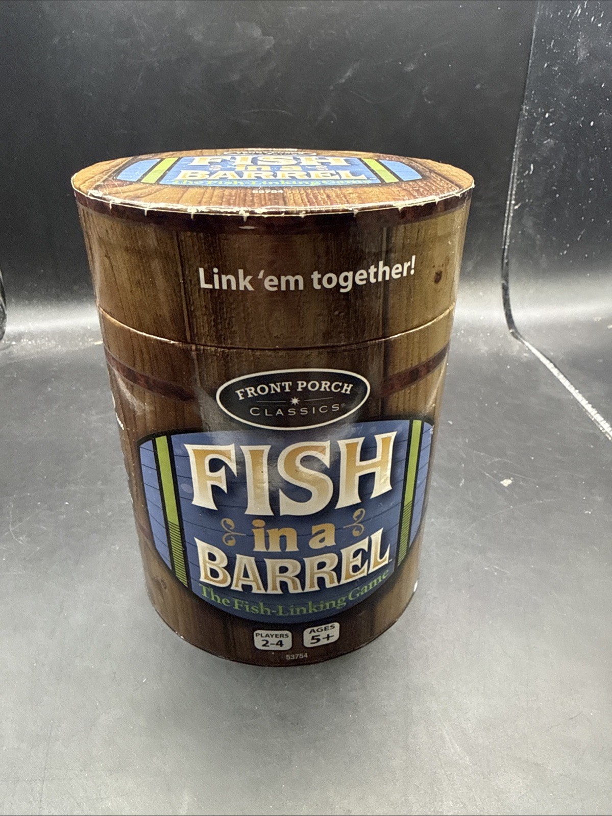 Fish in a Barrel The Fish-Linking Game ​Front Porch Classics Brand New Sealed