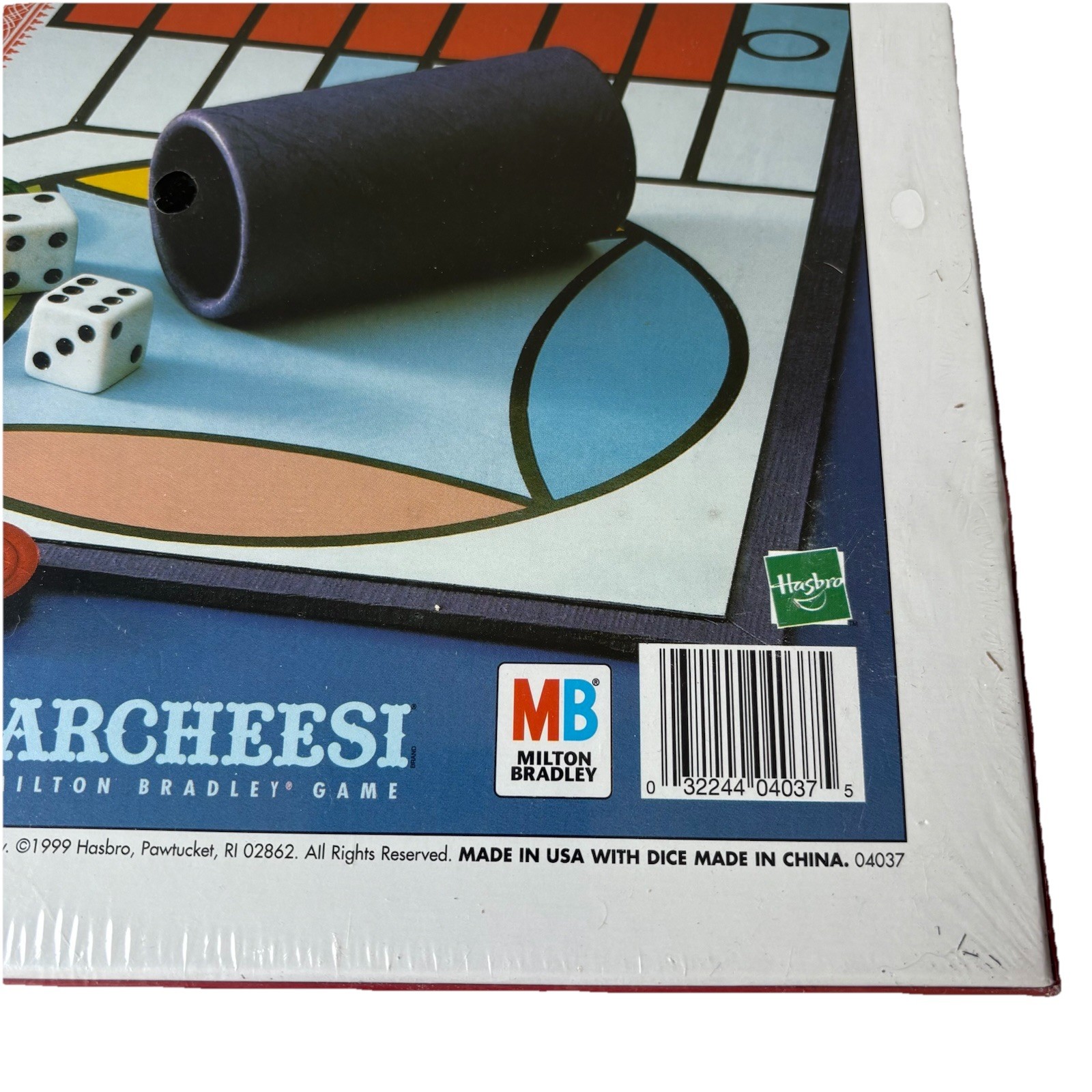 Parcheesi Board Game Vintage 1999 Milton Bradley Classic Game Ages 7+ 2-4 Player