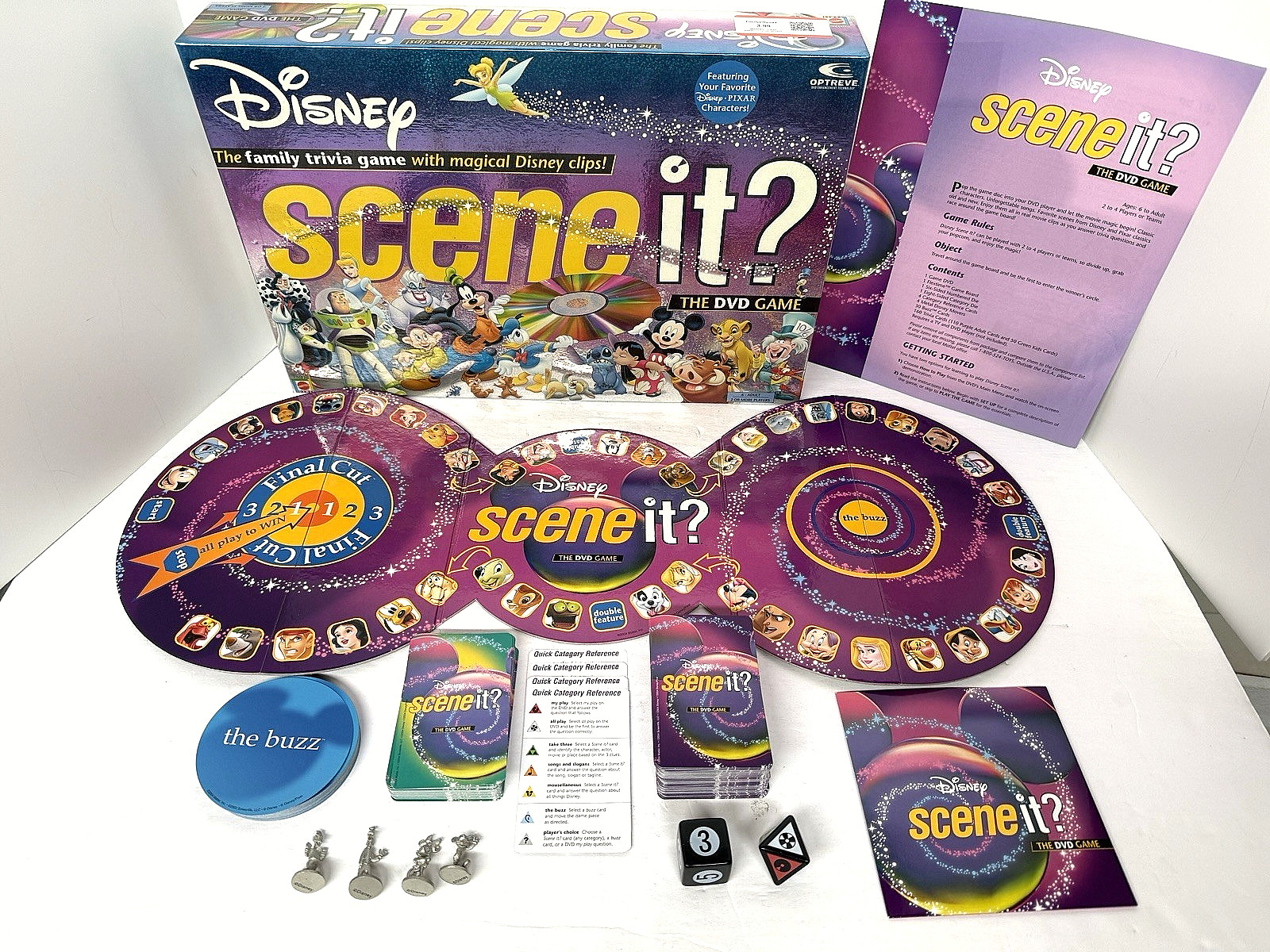 Lot of Disney Scene It DVD Game 1st and 2nd Edition Games COMPLETE