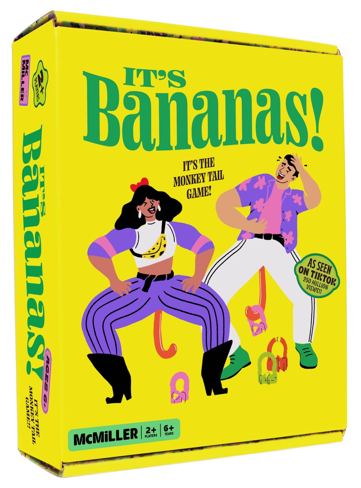 MCMILLER ENTERTAINMENT It’s Bananas! The Monkey Tail Game – Funny Fa