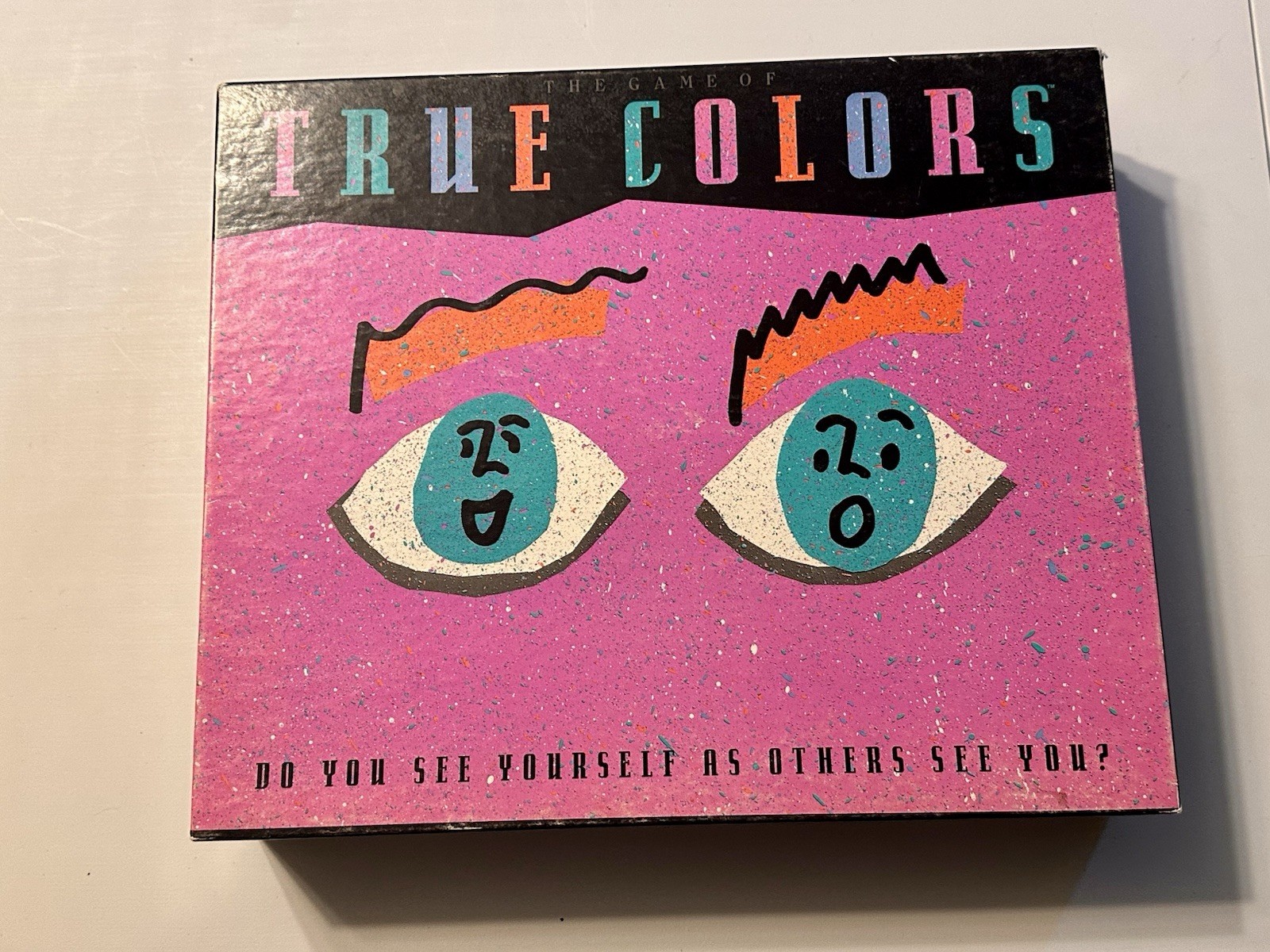 True Colors Vintage Board Game Milton Bradley 1990 Fun Adult Conversation