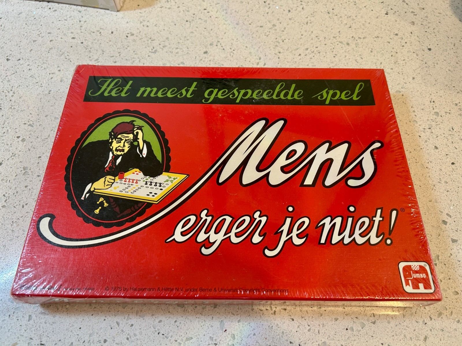 Mens Erger Je Niet! Translates: Don’t Annoy Yourself Man! 1978 SEALED Dutch Game