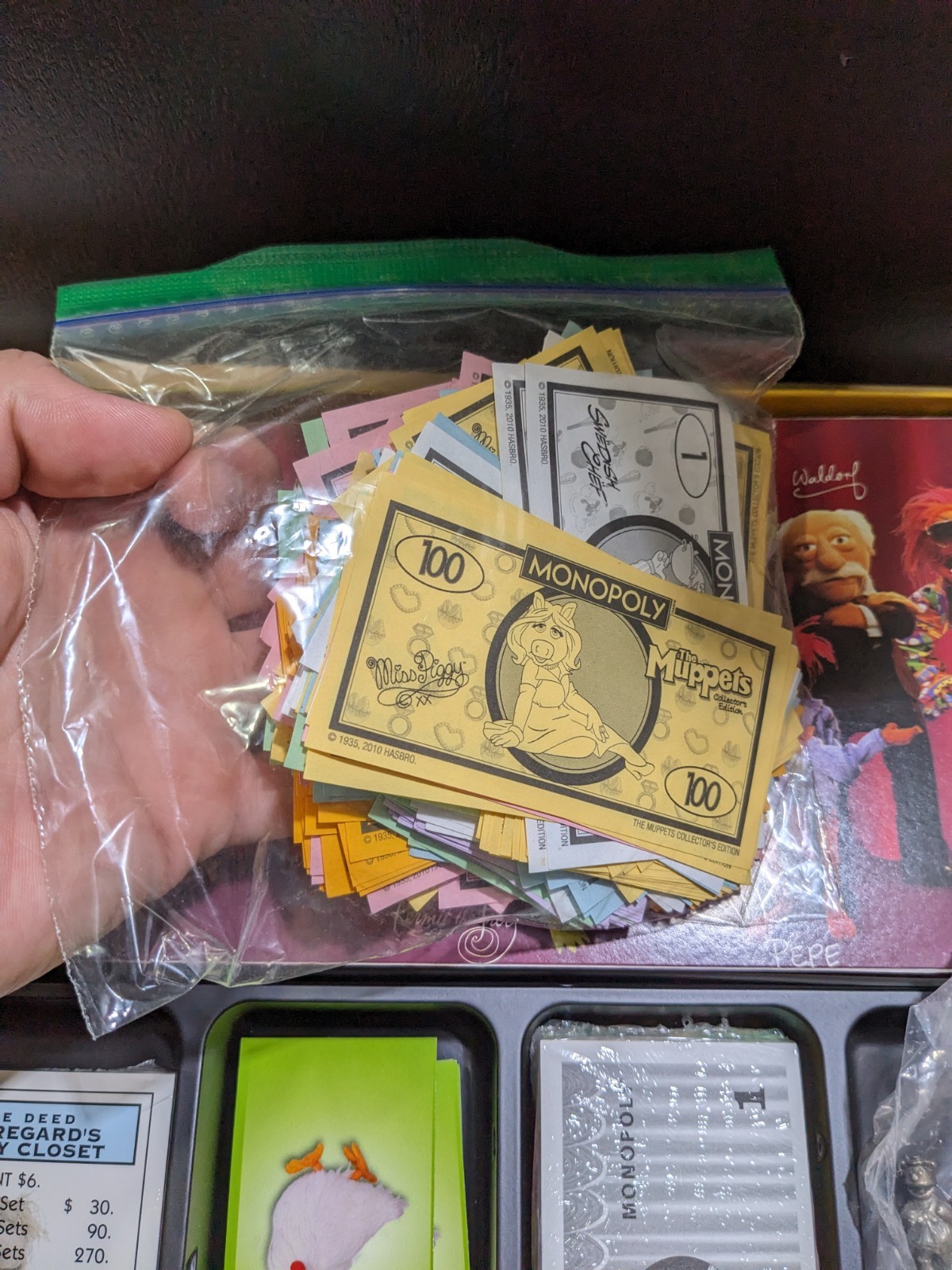 The Muppets Monopoly Collector’s Edition Board Game 2003 COMPLETE