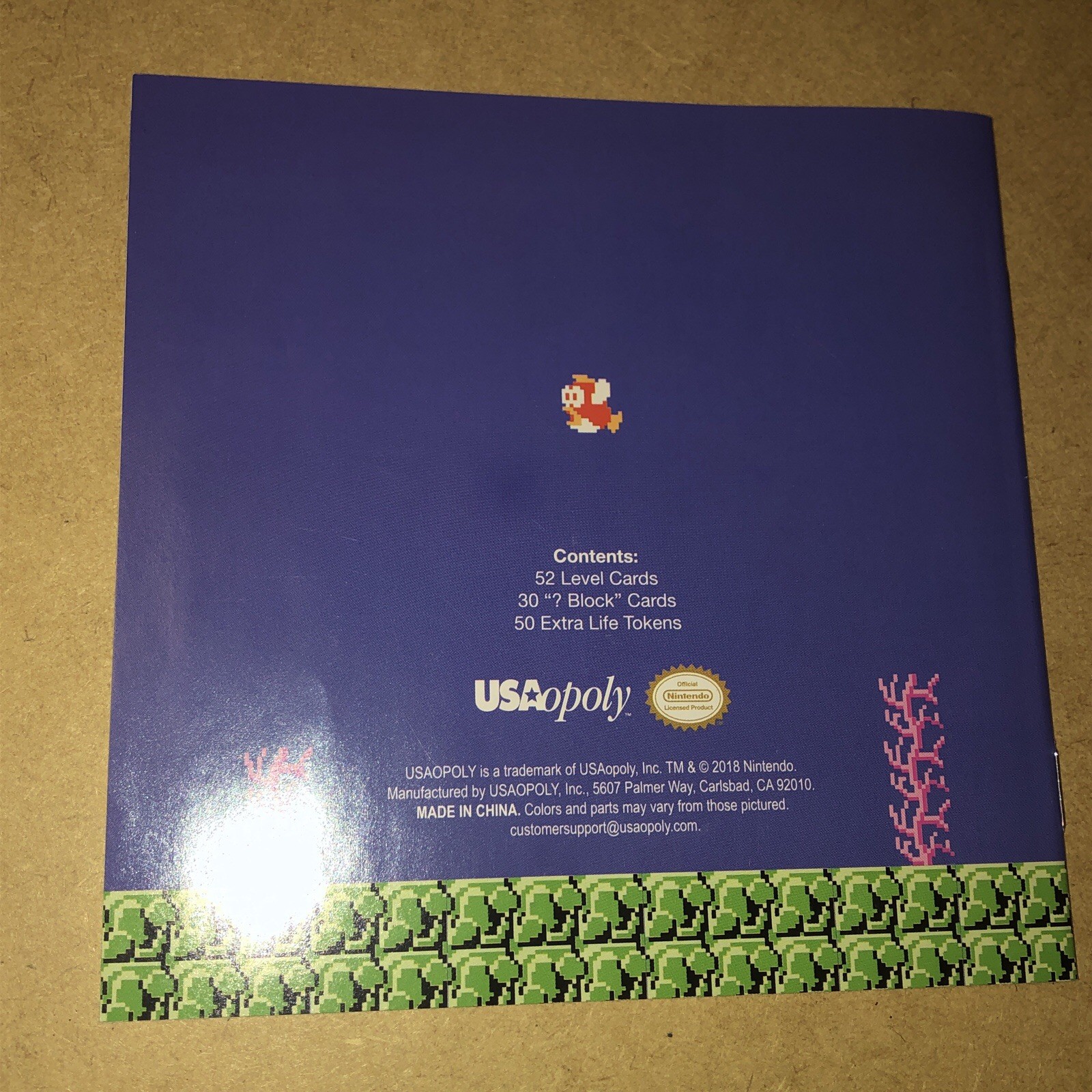 Super Mario Bros Power Up Card Game – Used, 100% Complete (Nintendo, USAopoly)