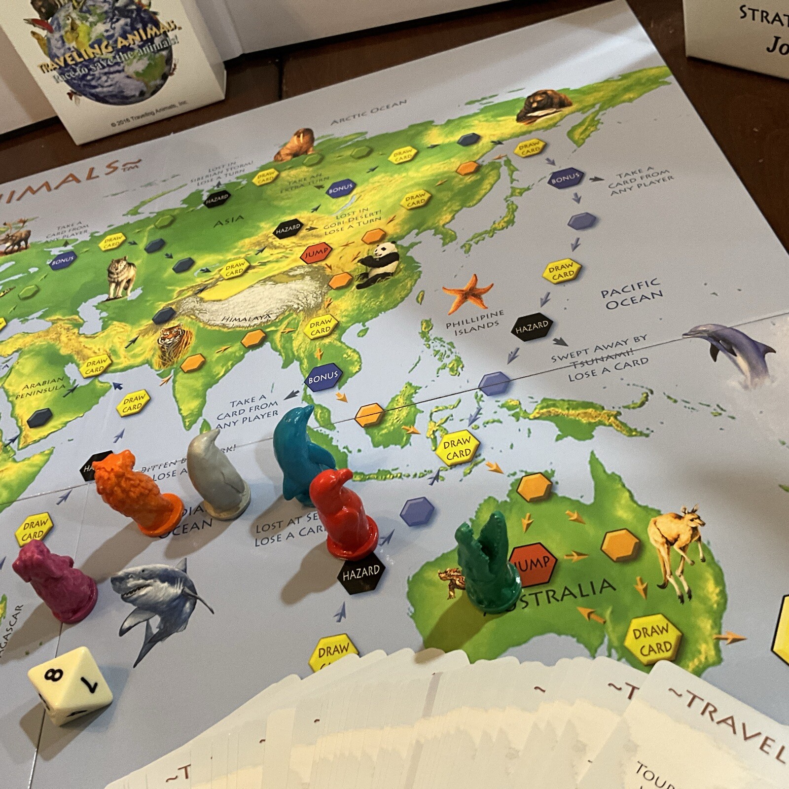 Traveling Animals Race To Save The Animals Board Game