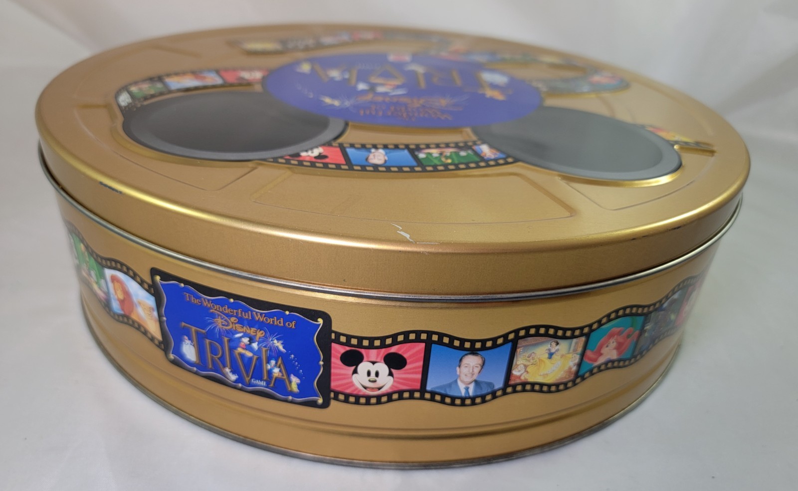 The Wonderful World Of Disney COMPLETE Trivia Board Game In Tin 1997