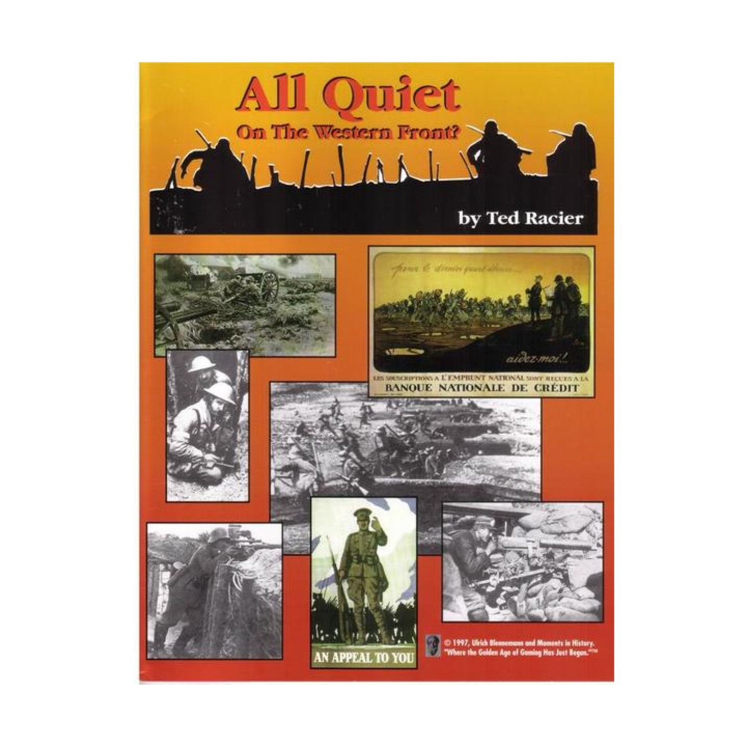 Moments in History MiH War Game All Quiet on the Western Front? (1st E Bag VG+