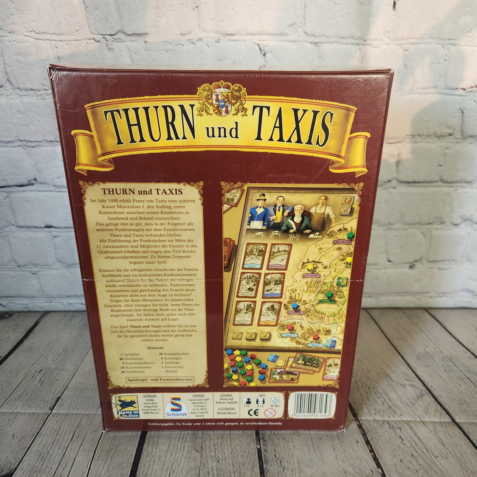 Thurn Und Taxis Board Game New In Box 2006 Spiel Des Jahres