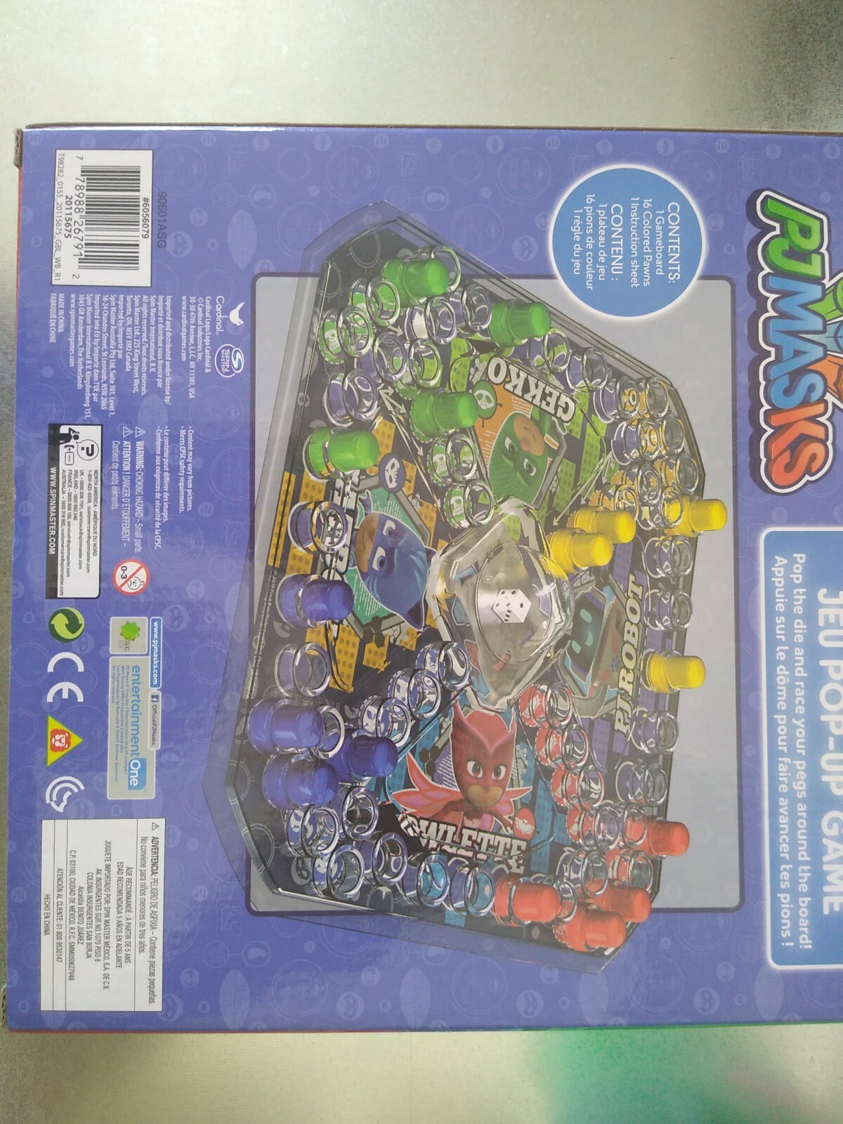 PJ Masks Pop Up Board Game Mulryplayer Age 5 And Up