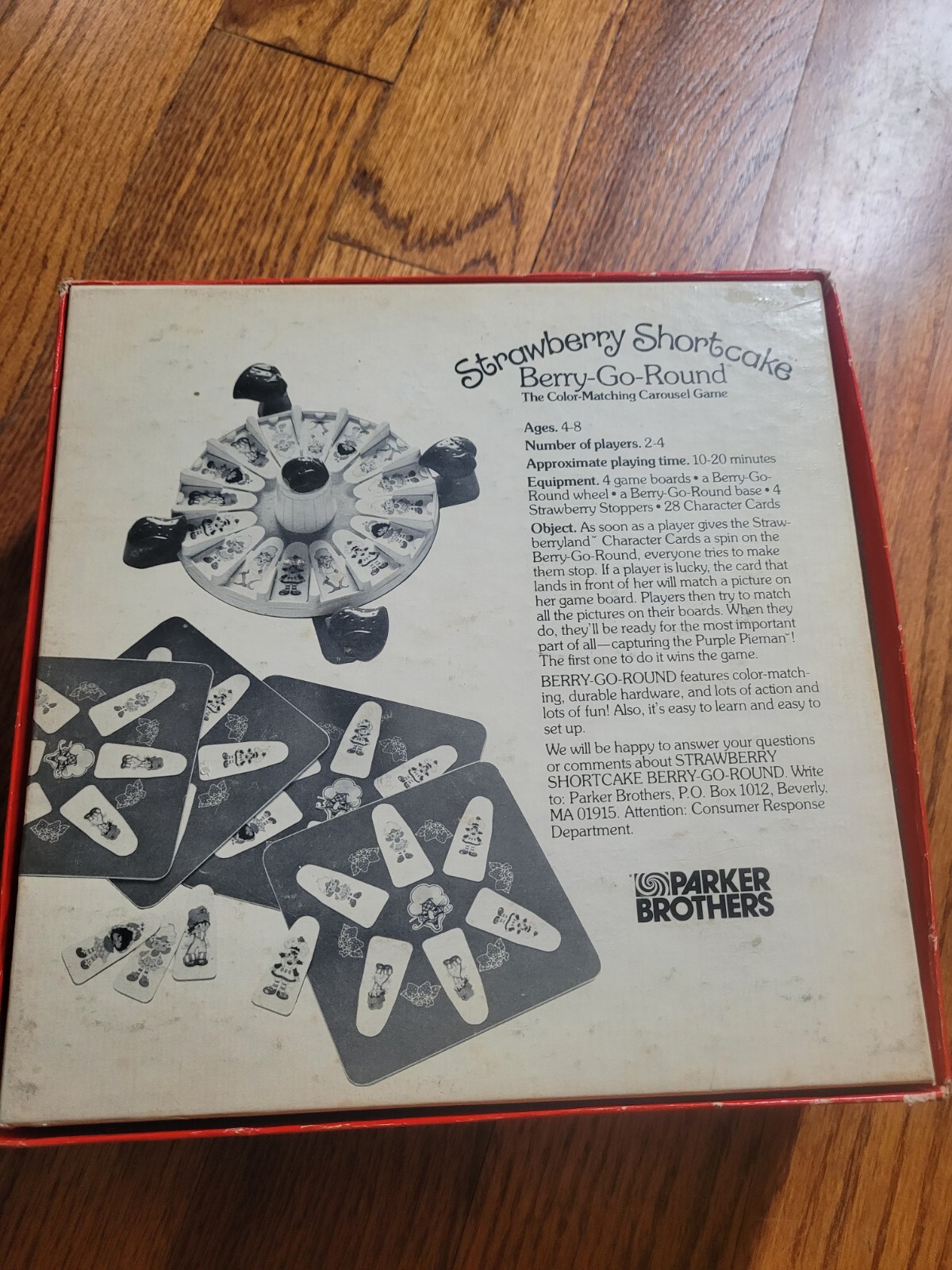 VINTAGE 1982 Strawberry Shortcake Berry-go-round Game. Carousel Game. GUC!!