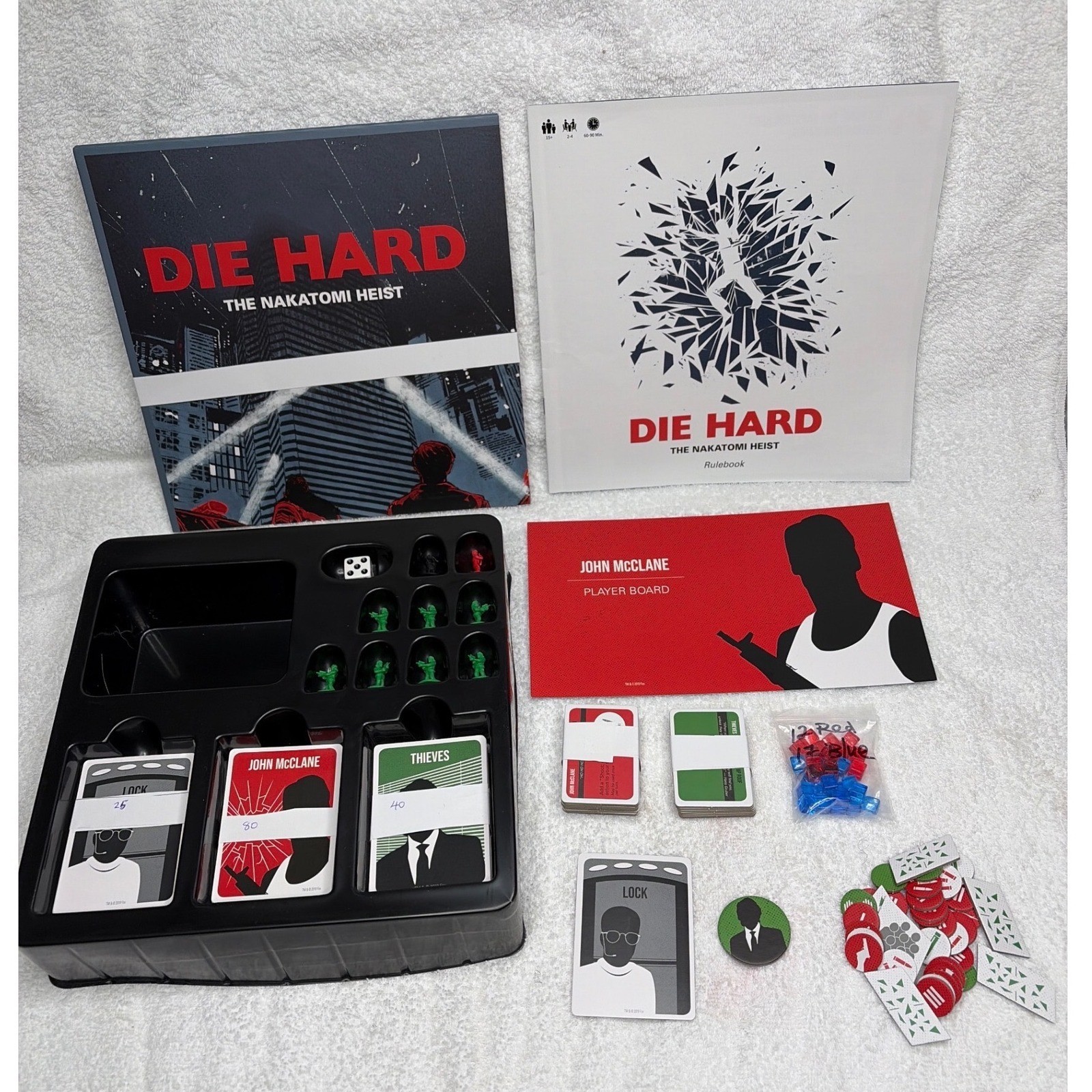 Die Hard The Nakatomi Heist Board Game The Op USAopoly Strategy Game 2019