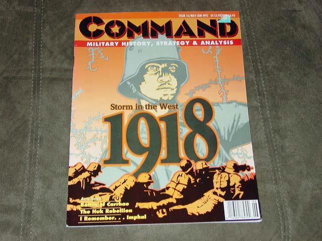 Command Magazine No. 16 – WW1 Storm in the West 1918 (UNPUNCHED)