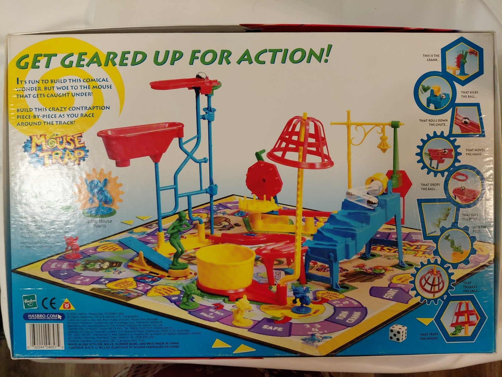 Mouse Trap Board Game; Classic Kids Family Game Night; Rube Goldberg Game