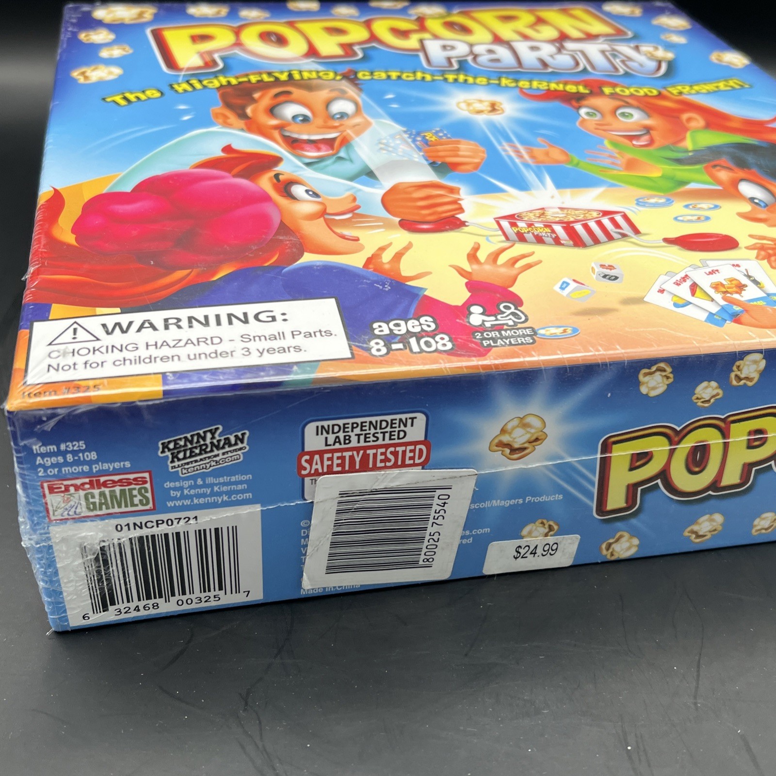 Popcorn Party Board Game Family Fun Complete Endless Games- New, Sealed!
