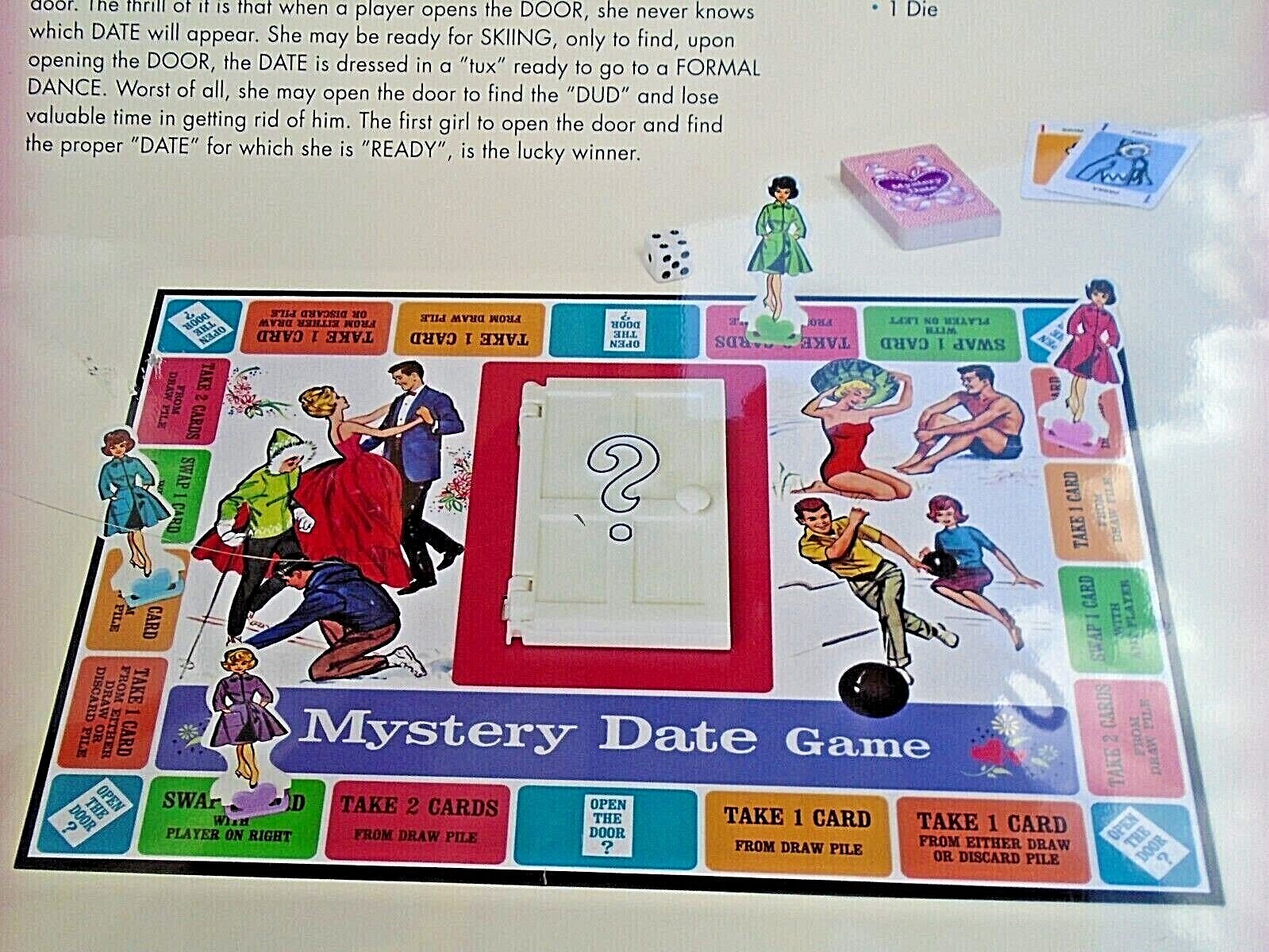 Mystery Date Game Nostalgia Edition Classic Board Game