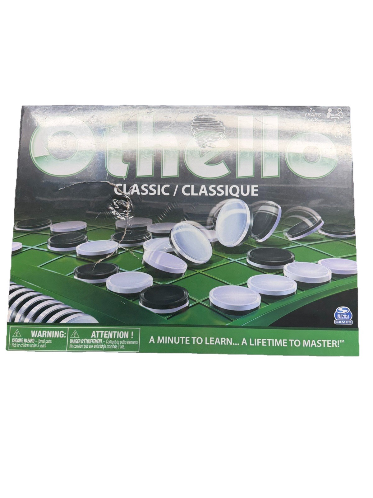 Othello Classic Family Strategy Board Game 2 Player Reversi Brain Teaser nwbd