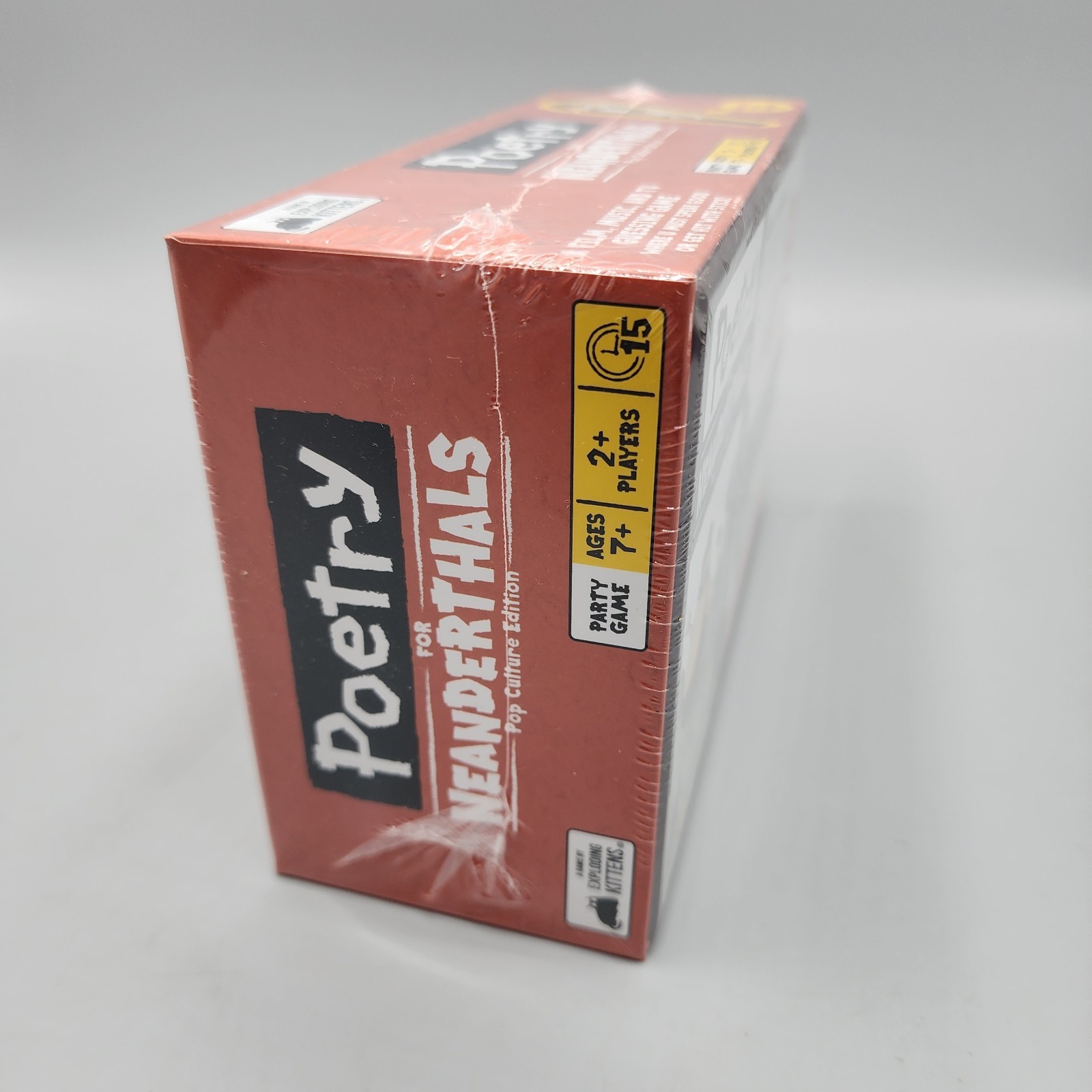 Pop Culture Poetry For Neanderthals Family Word Game Exploding Kittens Party NEW