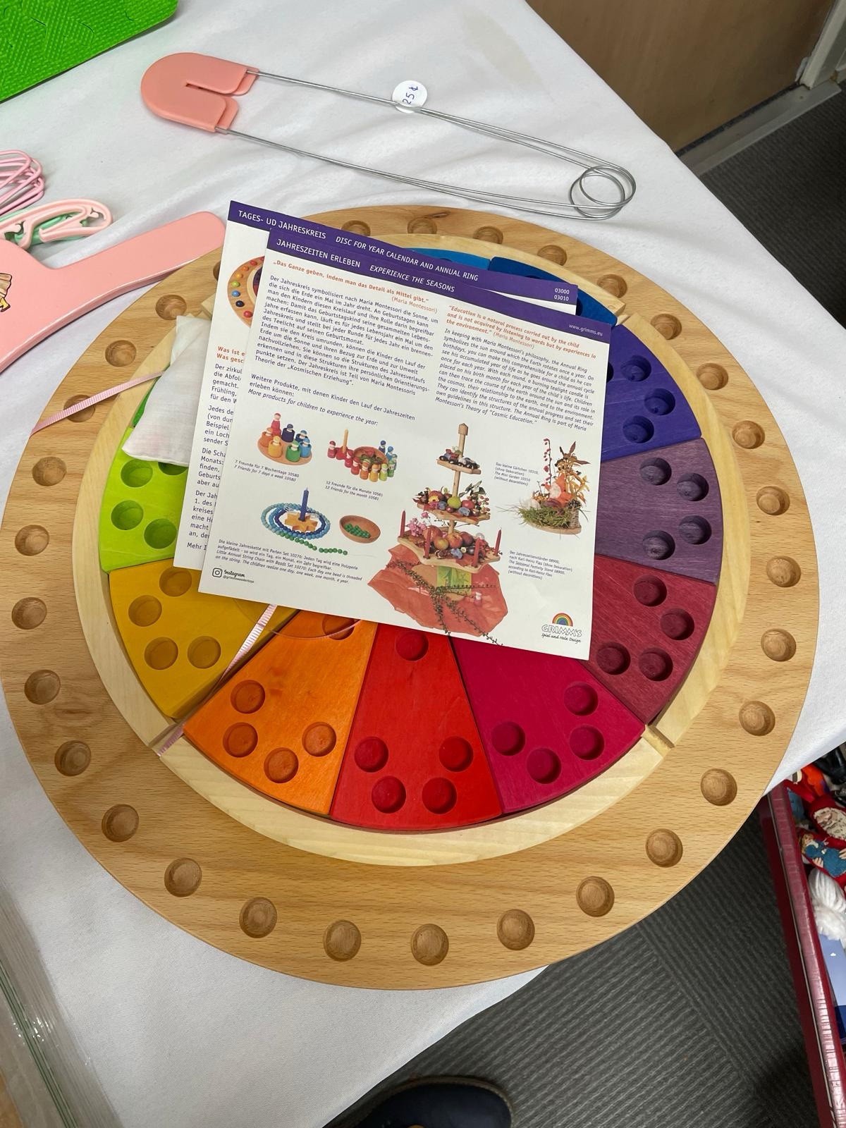 Grimm’s Wooden Annual Ring 🌈