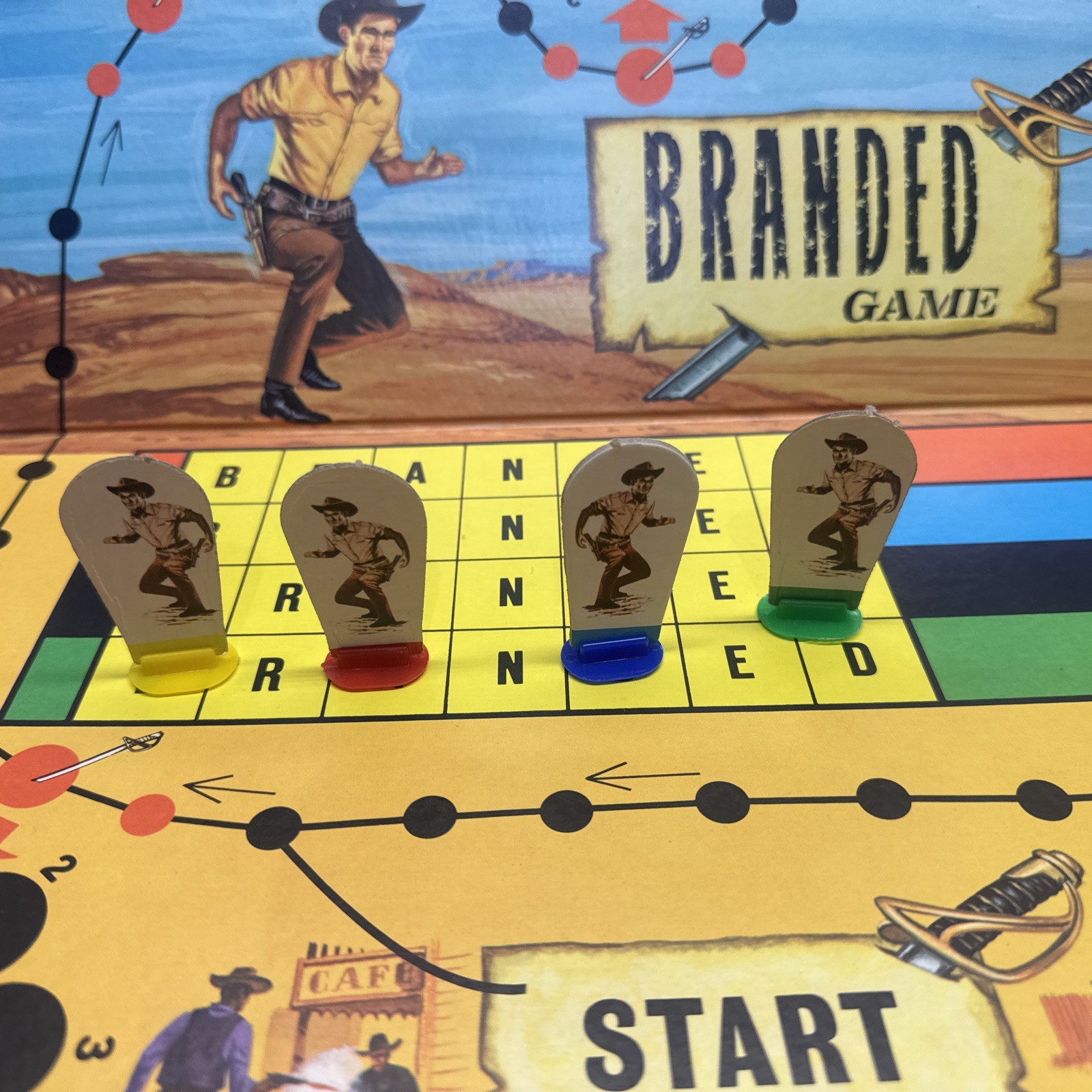 Branded Game (1966) by Milton Bradley #4640 Chuck Connors Complete